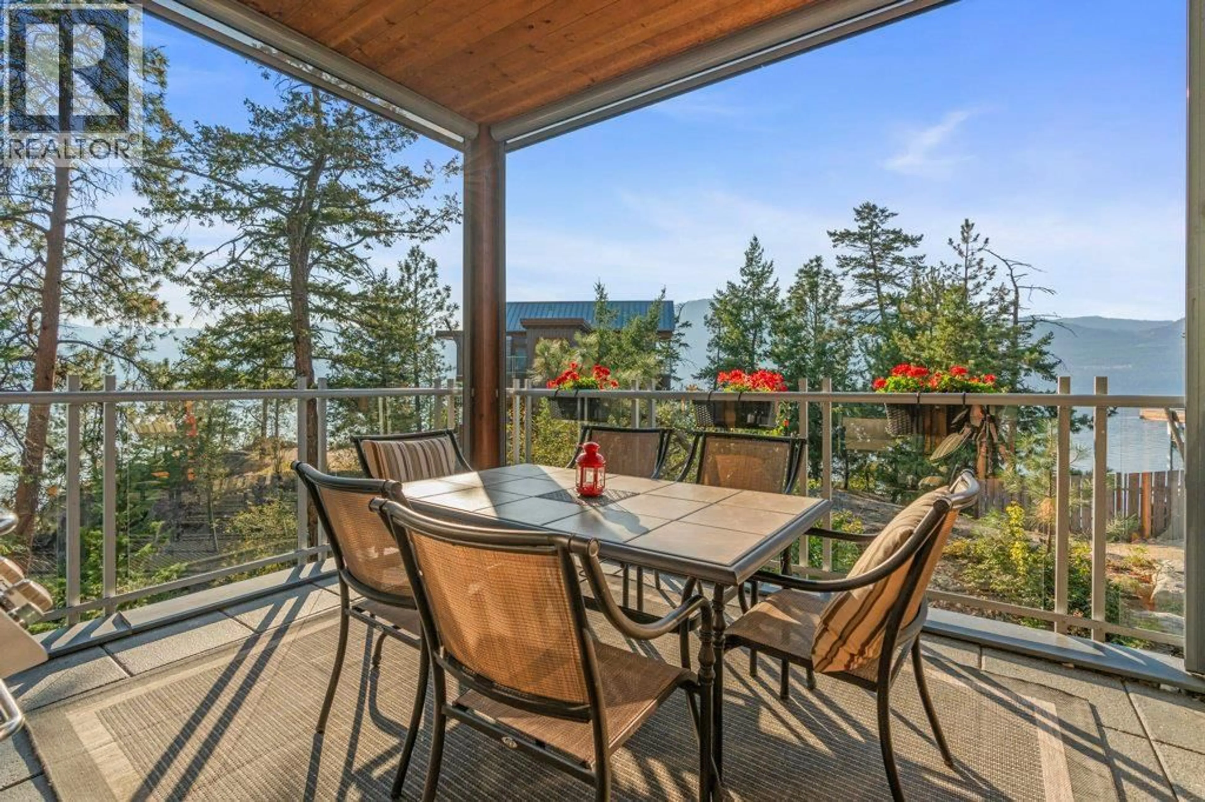 Patio, water/lake/river/ocean view for 128 - 9845 EASTSIDE ROAD, Vernon British Columbia V1H1Z2