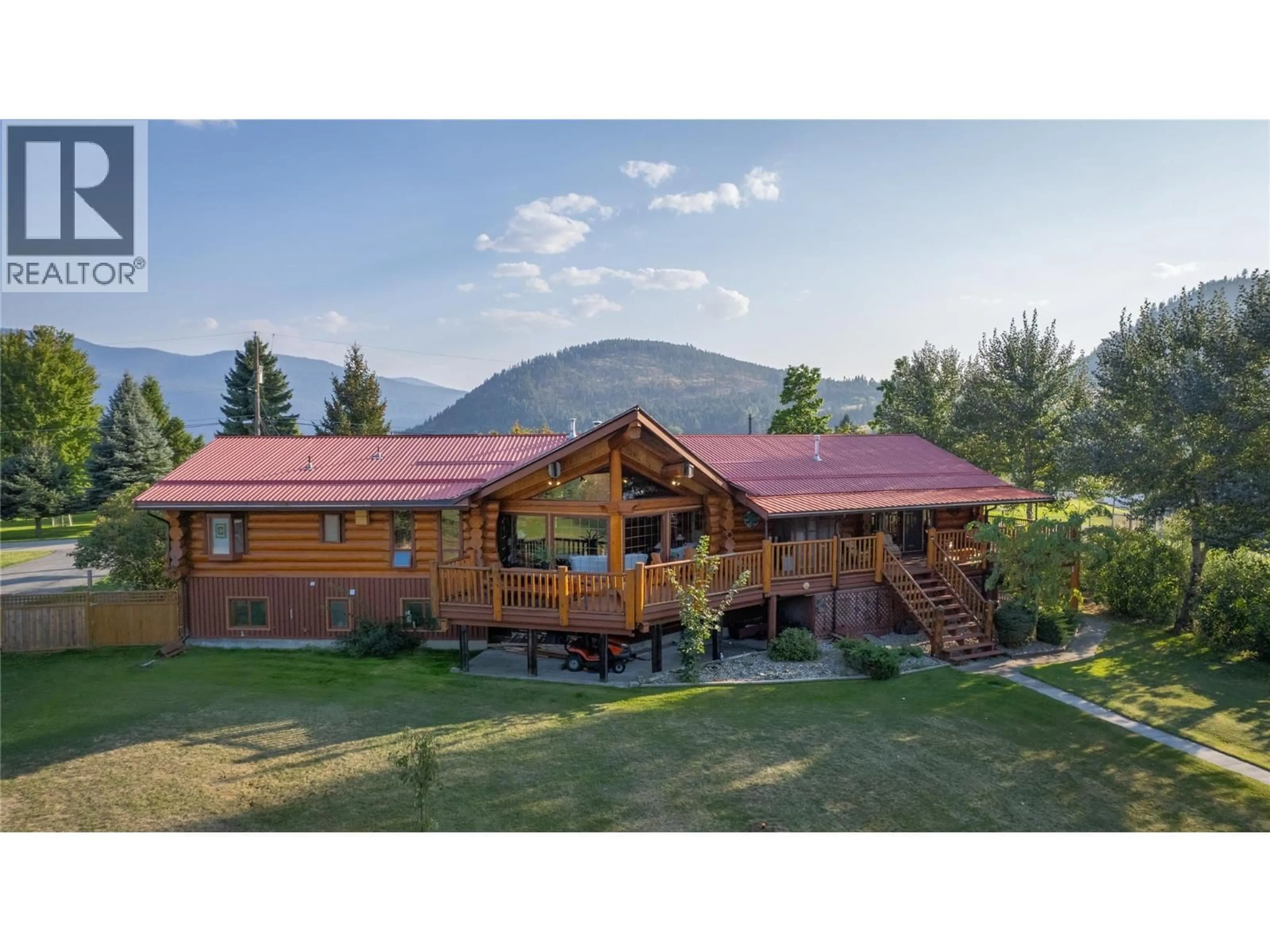 A pic from outside/outdoor area/front of a property/back of a property/a pic from drone, mountain view for 3486 DAVY ROAD, Grand Forks British Columbia V0H1H2