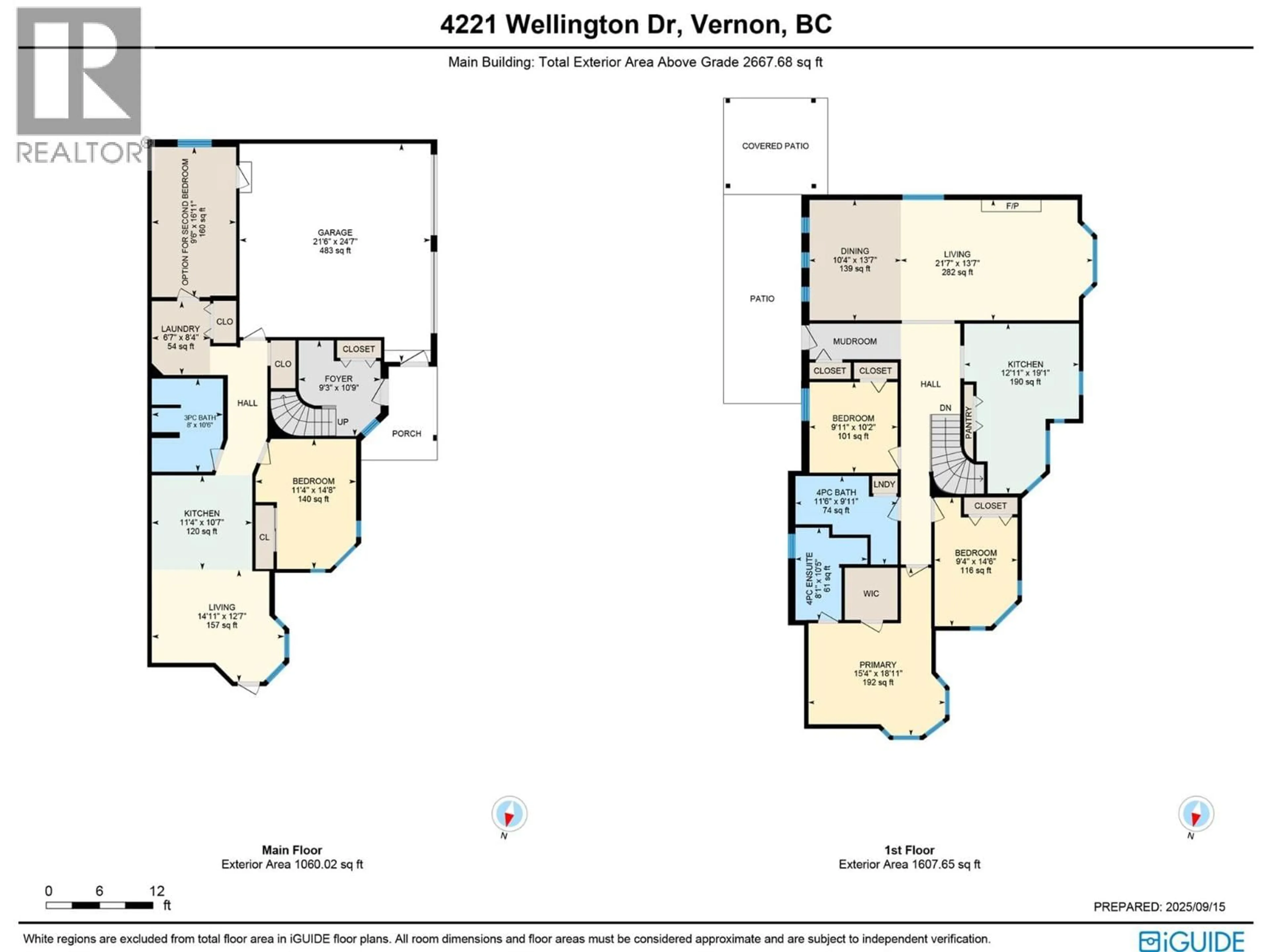 Floor plan for 4221 WELLINGTON DRIVE, Vernon British Columbia V1T9H7