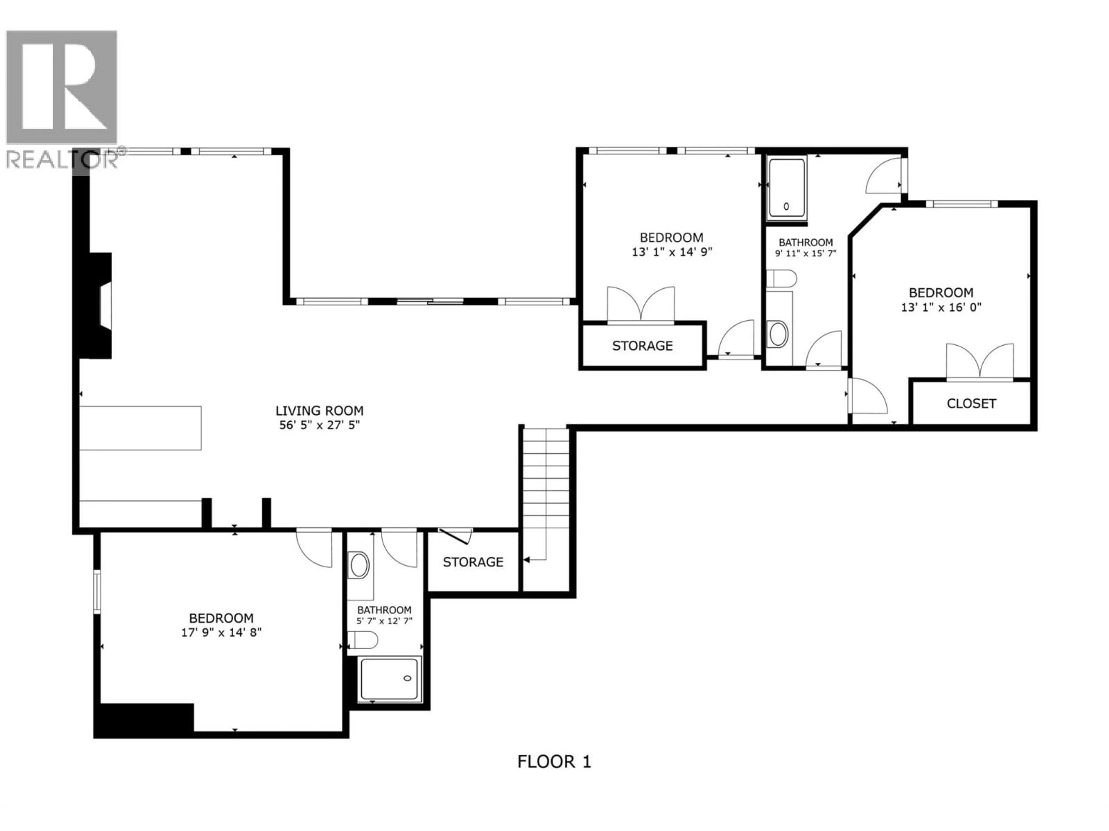 Floor plan for 1050 LEDGEVIEW COURT, Kelowna British Columbia V1W5M6