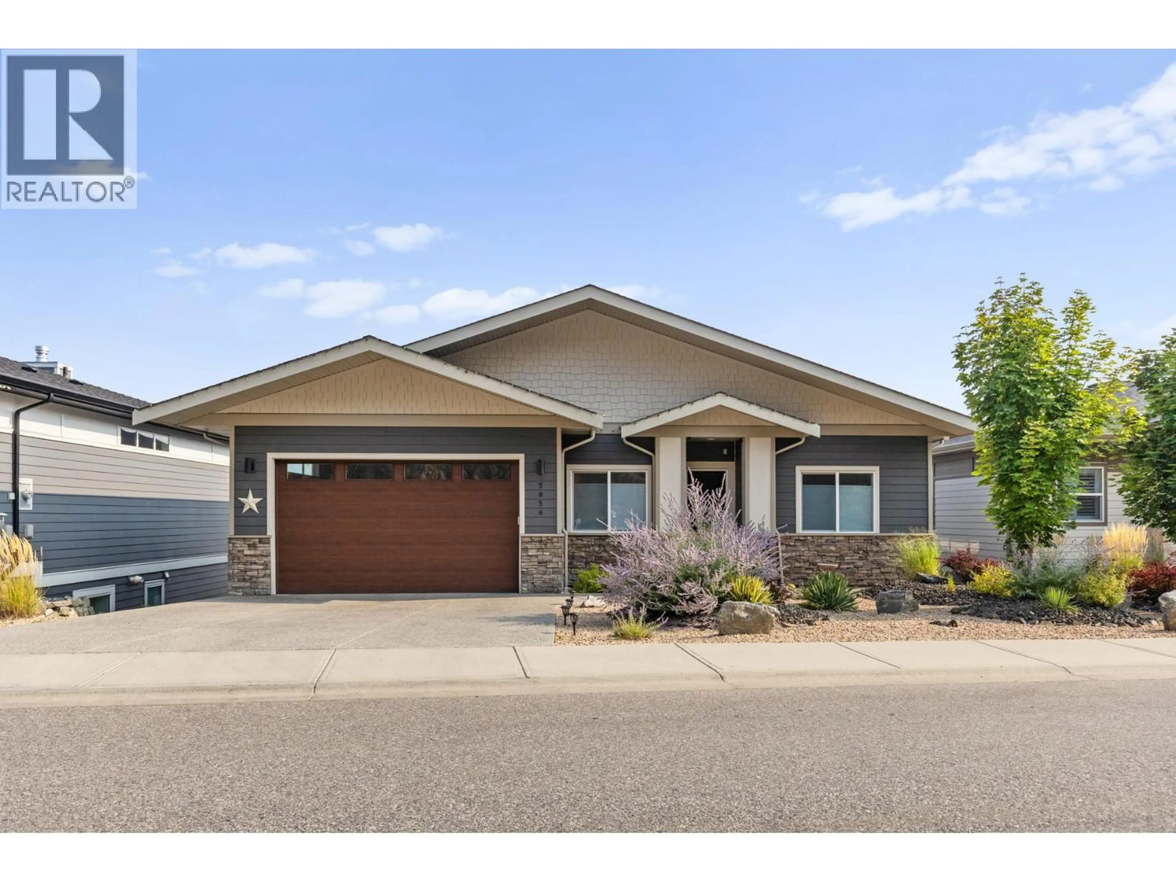 Home with vinyl exterior material, street for 5056 TURTLE POND PLACE, Vernon British Columbia V1T9Y5