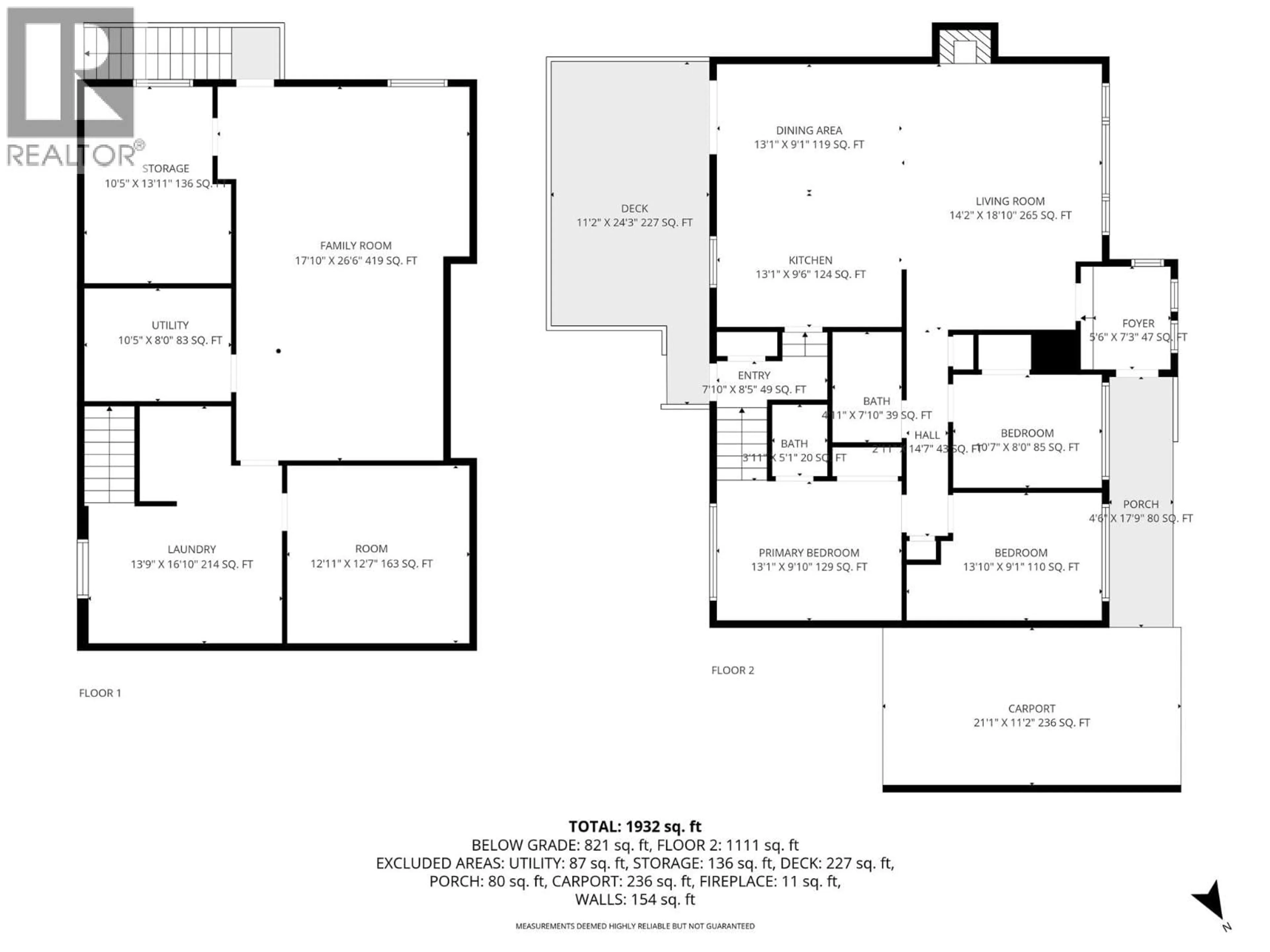 Floor plan for 105 GROVE STREET, Princeton British Columbia V0X1W0