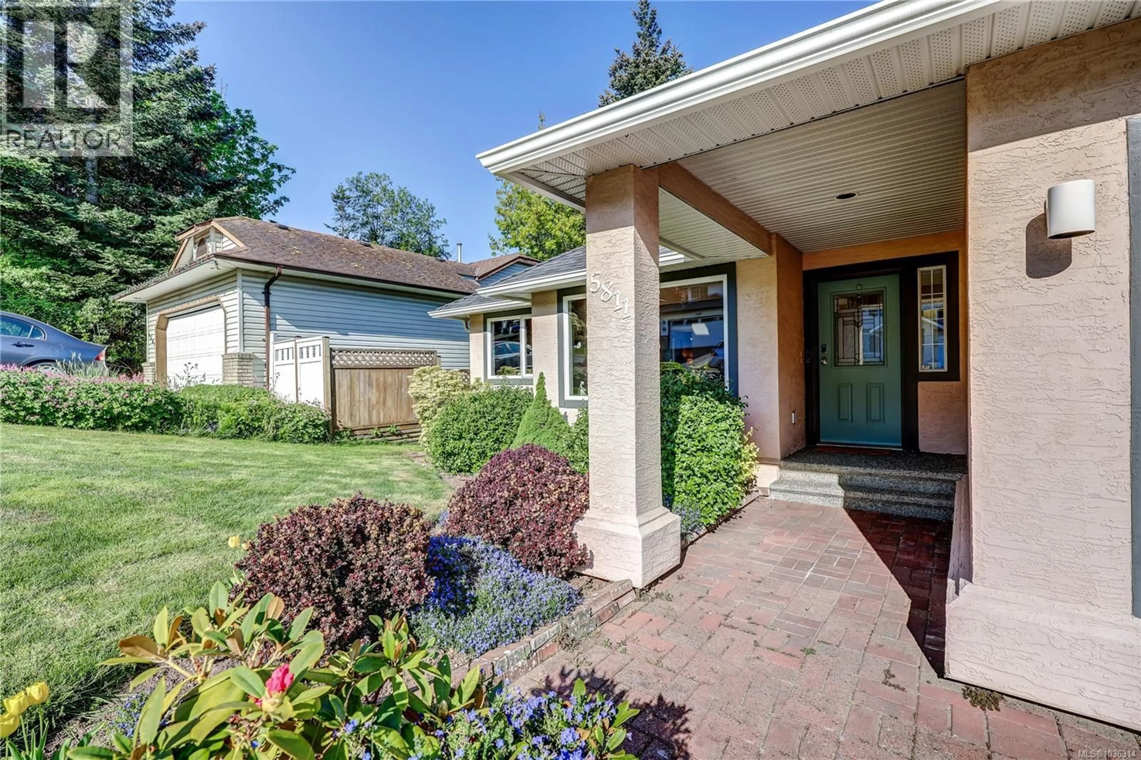 Home with brick exterior material, street for 5811 TWEEDSMUIR CRESCENT, Nanaimo British Columbia V9T5Y6