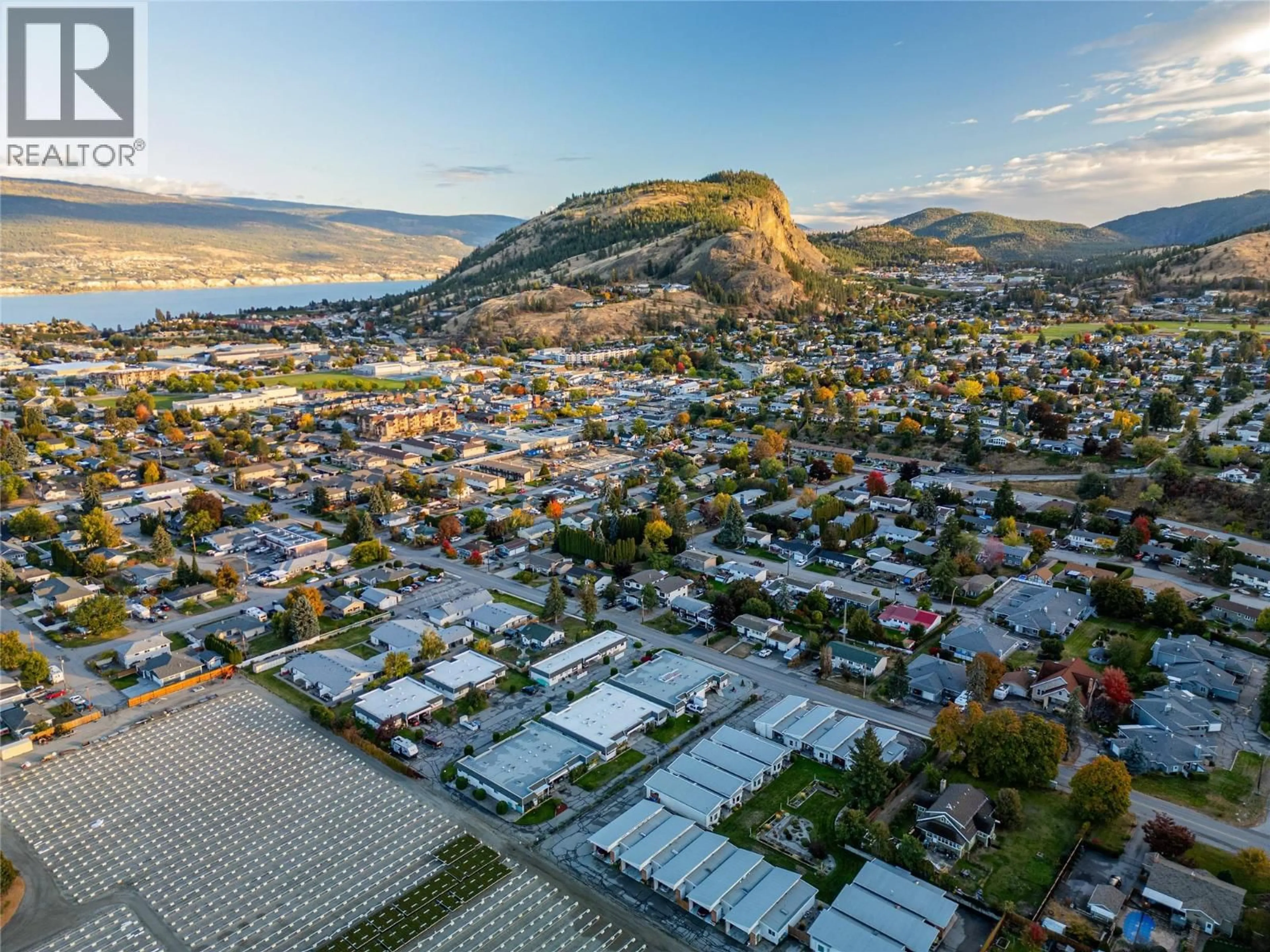 A pic from outside/outdoor area/front of a property/back of a property/a pic from drone, mountain view for 13 - 11110 QUINPOOL ROAD, Summerland British Columbia V0H1Z5