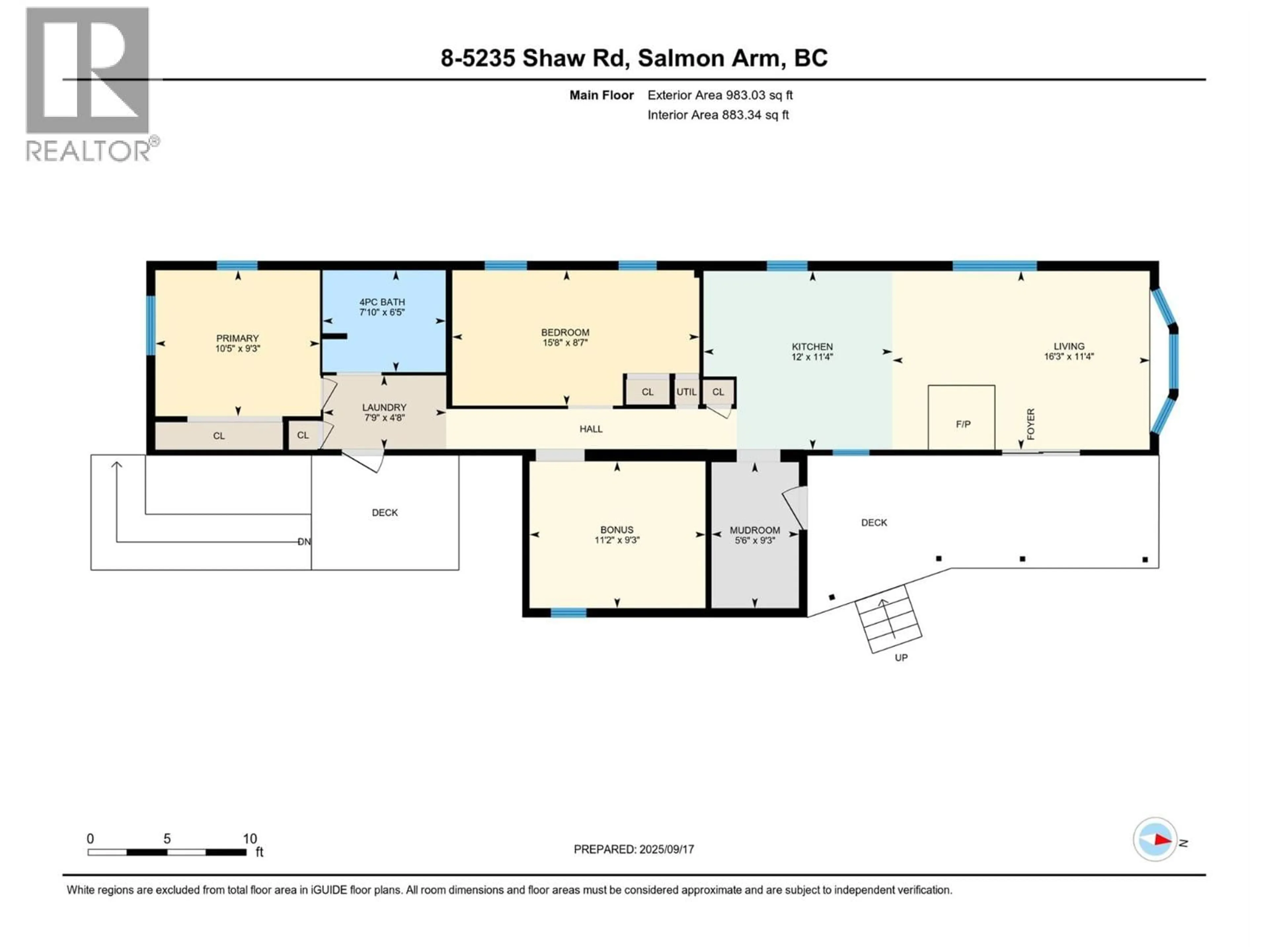 Floor plan for 8 - 5235 SHAW ROAD SOUTHEAST, Salmon Arm British Columbia V1E4M3