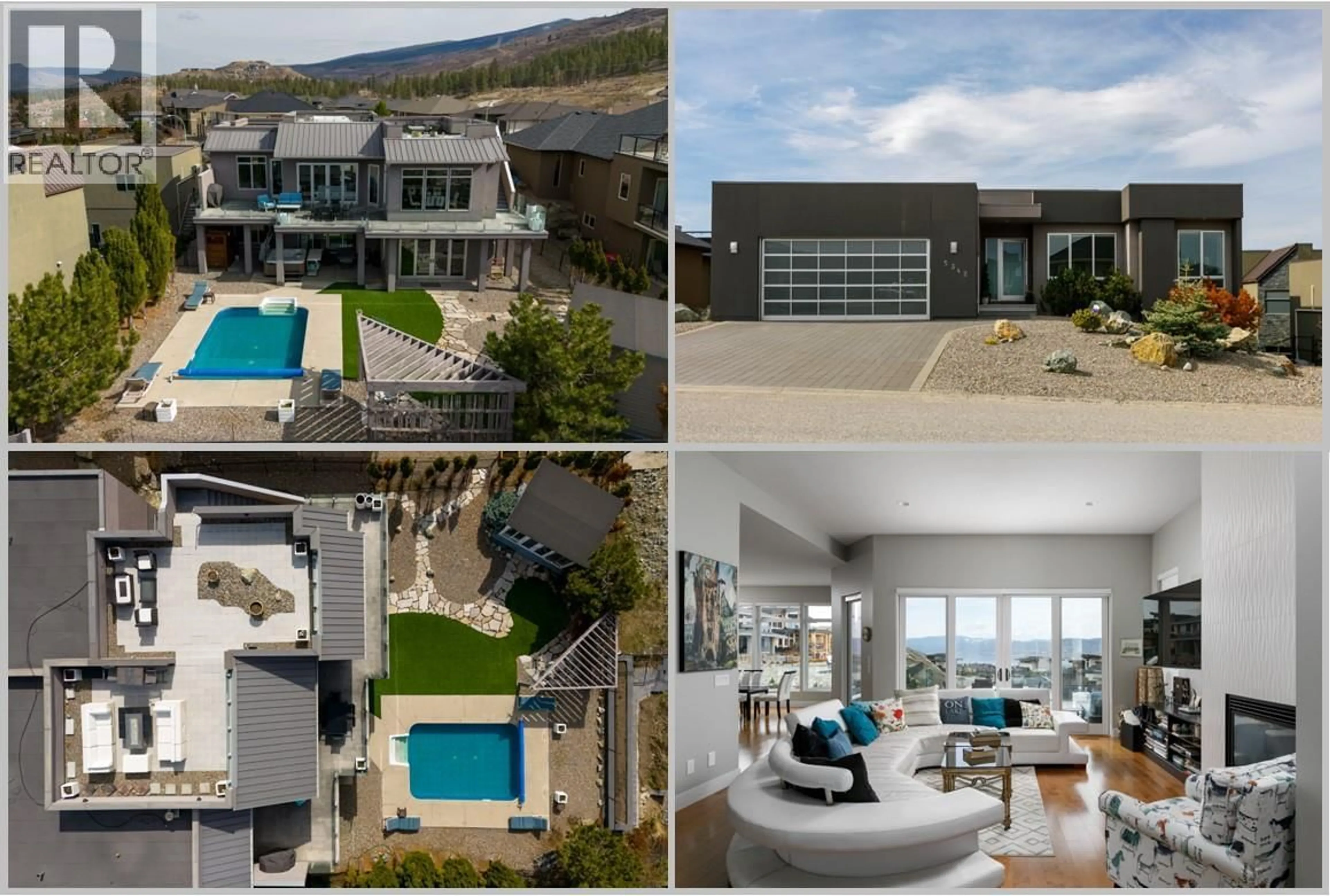 A pic from outside/outdoor area/front of a property/back of a property/a pic from drone, unknown for 5342 SIGNET CRESCENT, Kelowna British Columbia V1W5J5