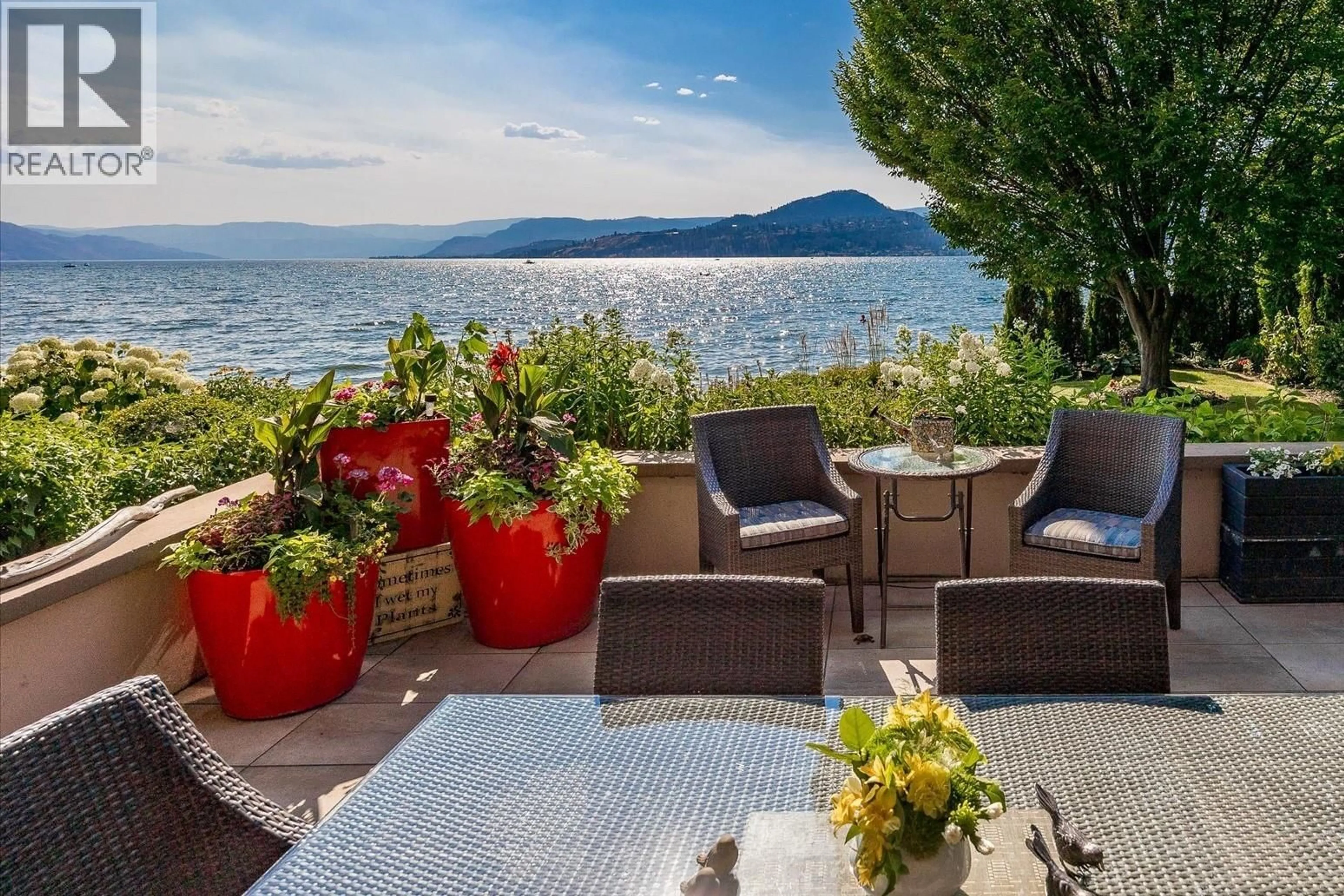 Patio, water/lake/river/ocean view for 12 - 3300 WATT ROAD, Kelowna British Columbia V1W3C8