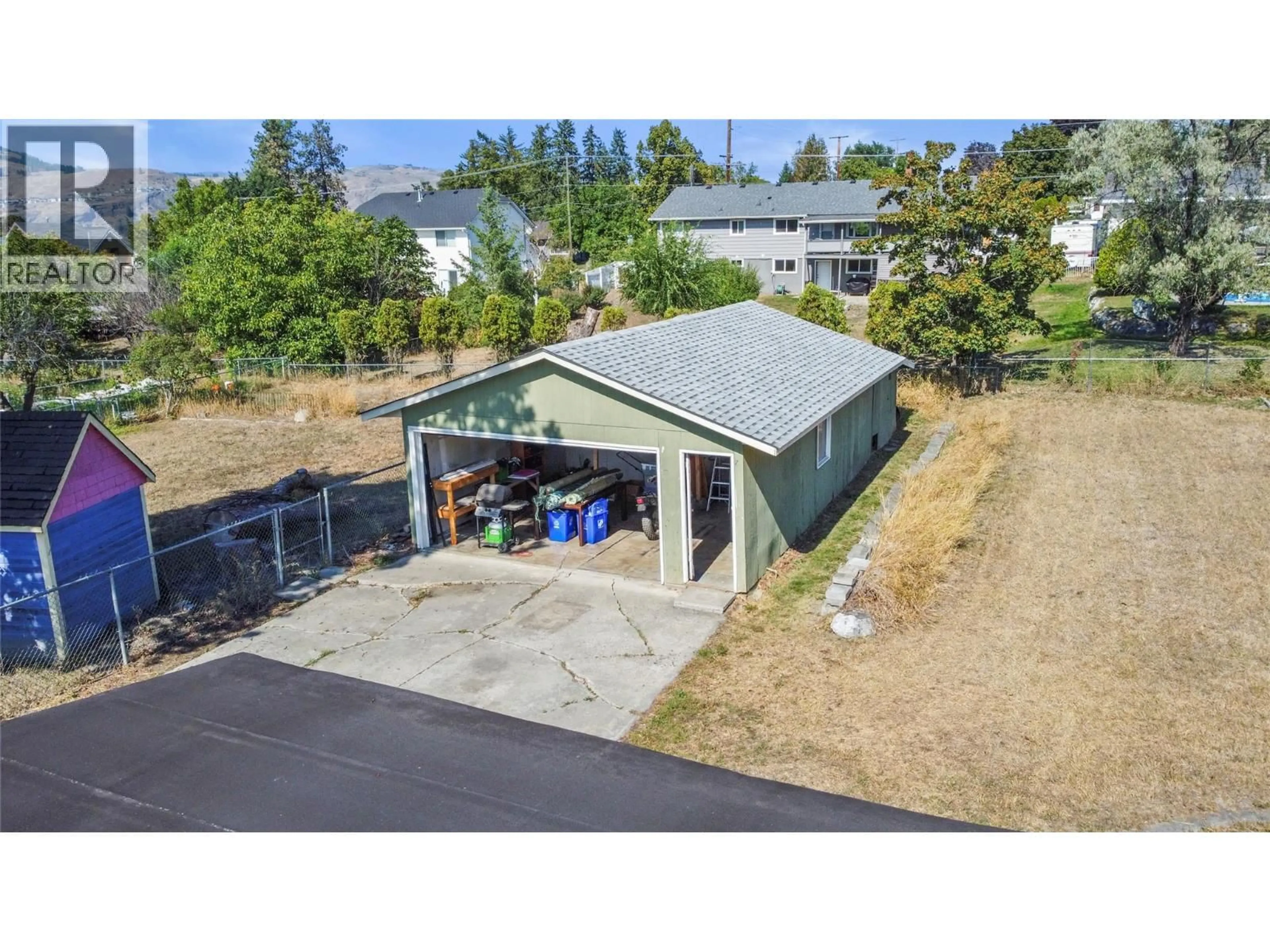 A pic from outside/outdoor area/front of a property/back of a property/a pic from drone, street for 2107 24 AVENUE, Vernon British Columbia V1T1L1