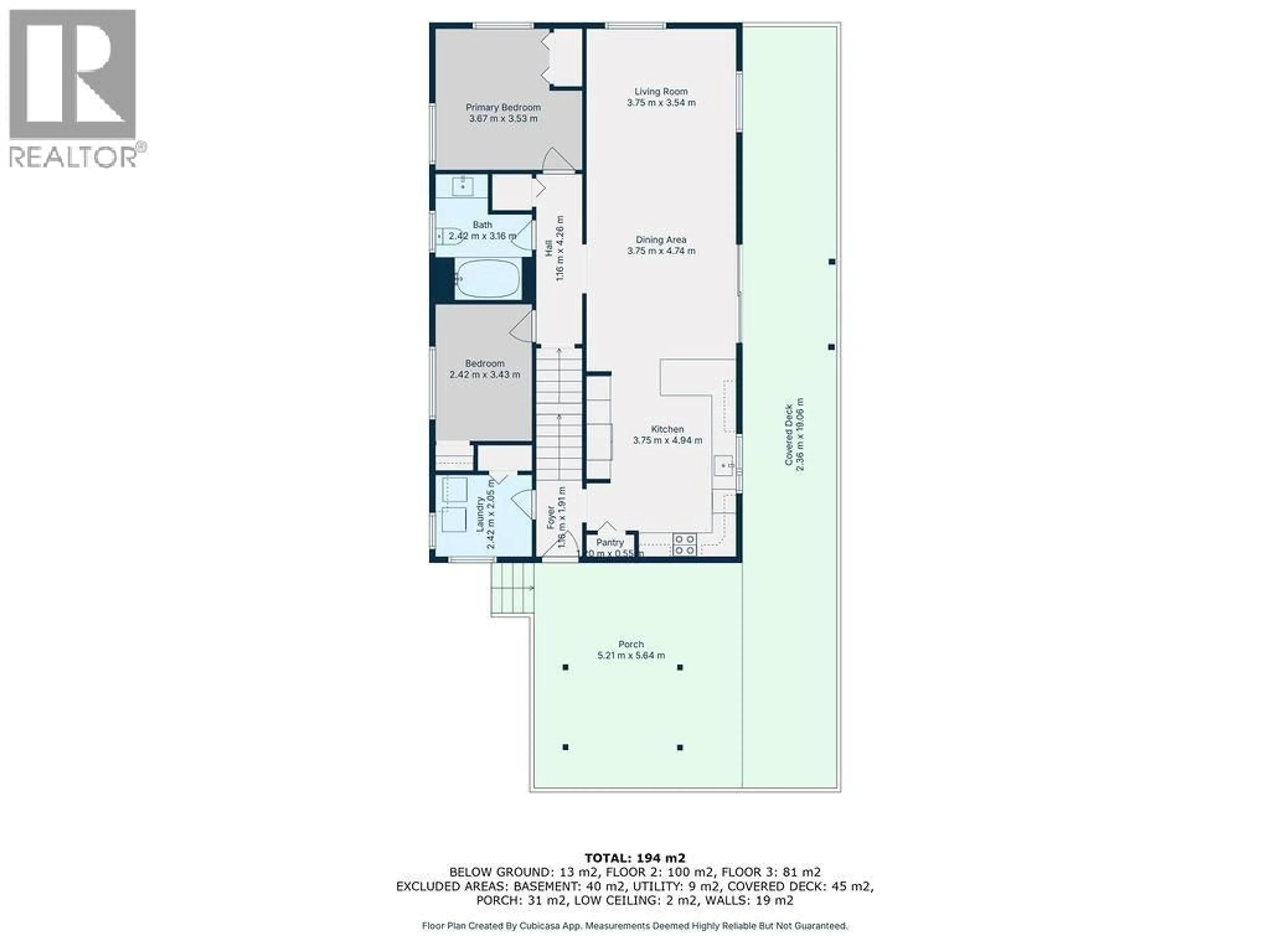 Floor plan for 2227 ALLSHOUSE ROAD, Summit Lake British Columbia V0G1R1