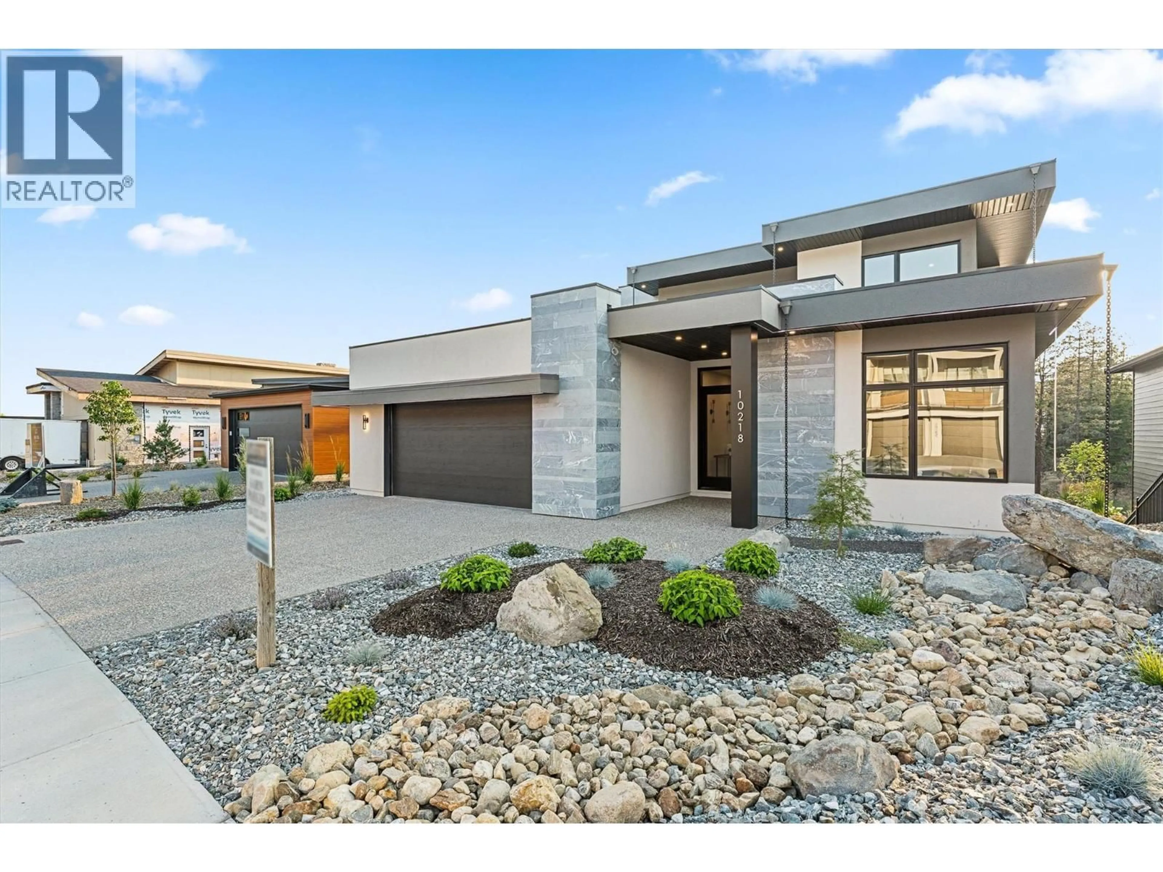 Home with brick exterior material, street for 10218 BEACON HILL DRIVE, Lake Country British Columbia V4V0A9