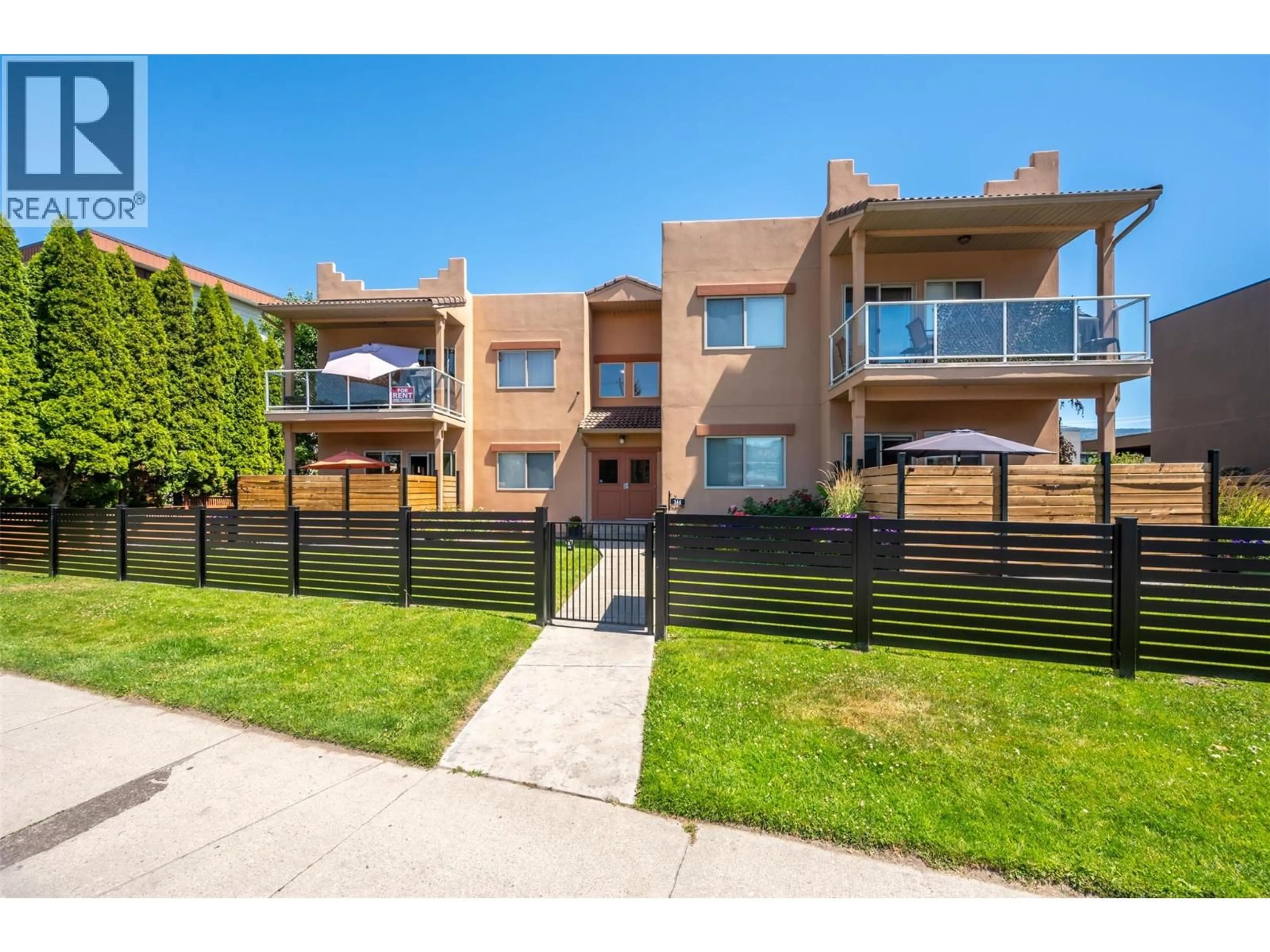 A pic from outside/outdoor area/front of a property/back of a property/a pic from drone, street for 103 - 144 POWER STREET, Penticton British Columbia V2A5W9