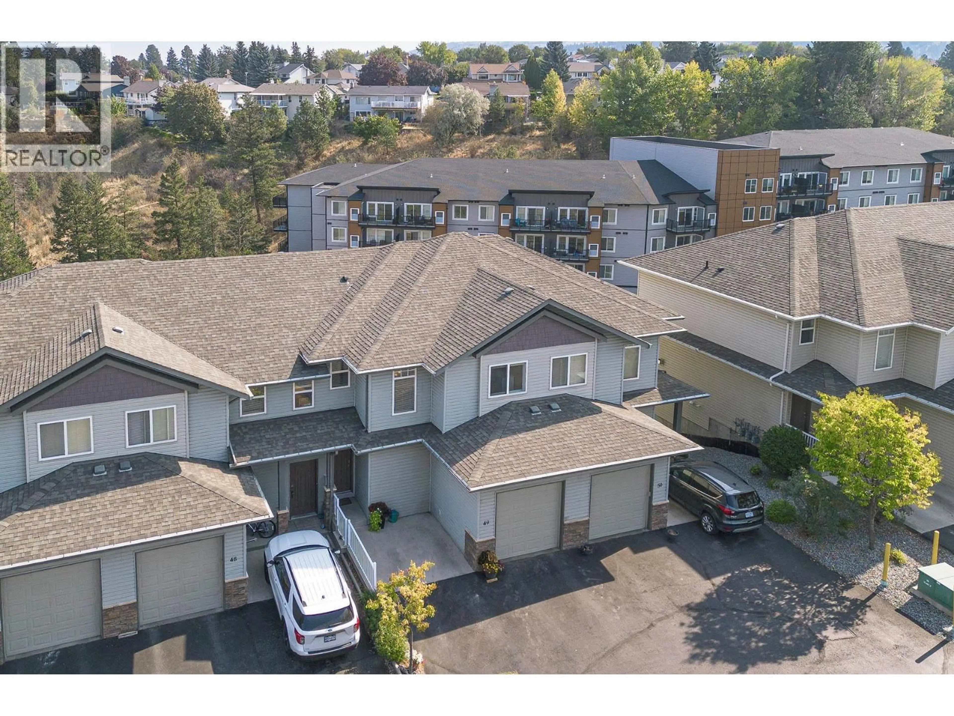 A pic from outside/outdoor area/front of a property/back of a property/a pic from drone, unknown for 49 - 2046 ROBSON PLACE, Kamloops British Columbia V2E0A5