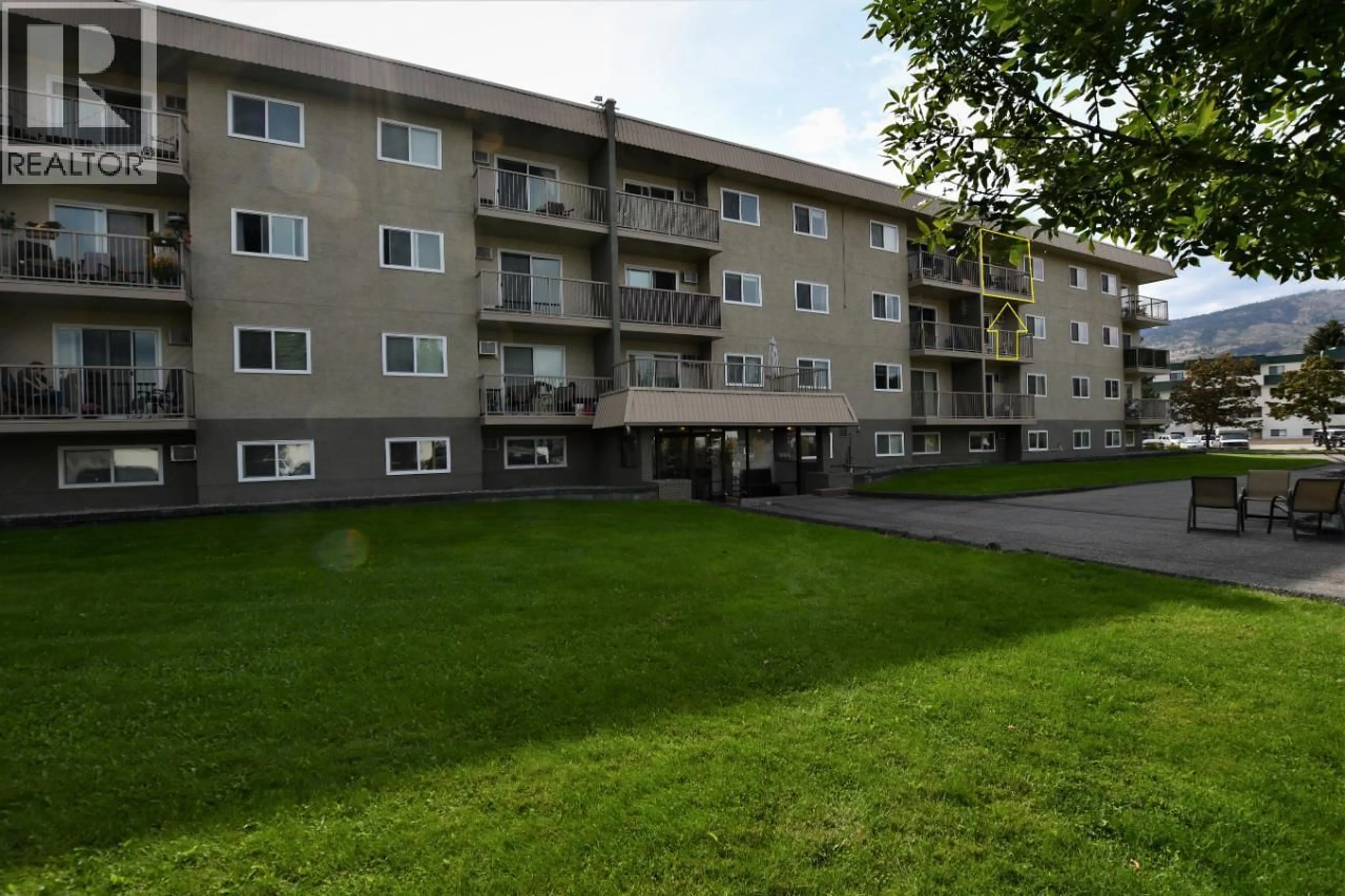 Patio, unknown for 406 - 130 SKAHA PLACE, Penticton British Columbia V2A7J6