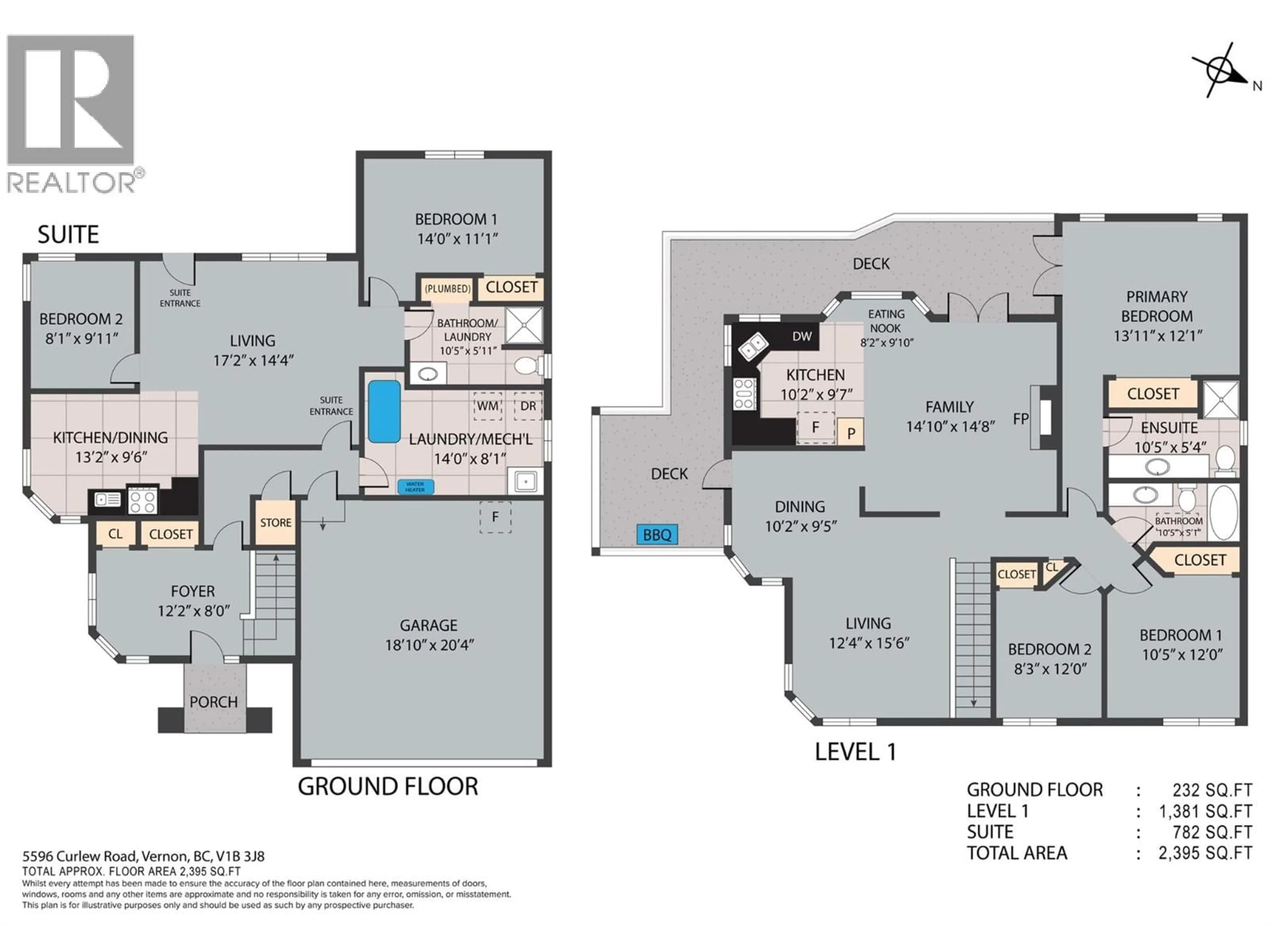 Floor plan for 5596 CURLEW ROAD, Vernon British Columbia V1B3J8