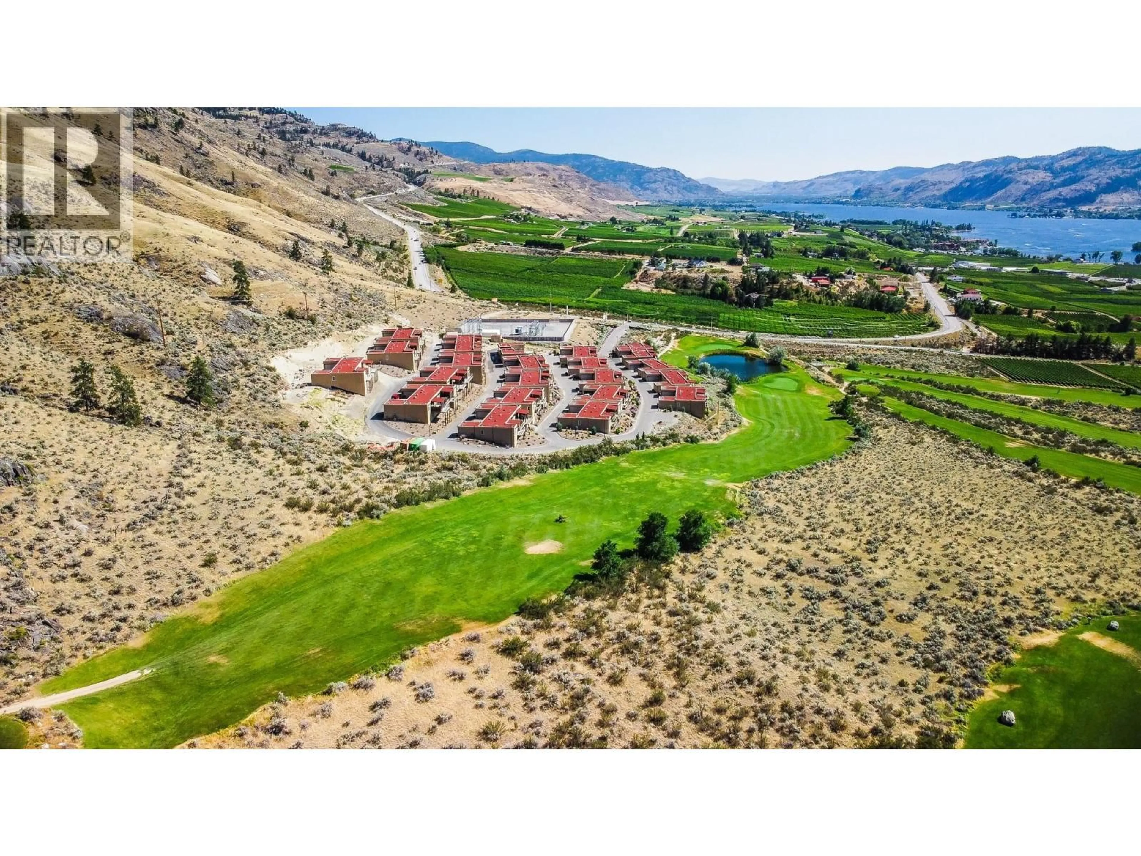 A pic from outside/outdoor area/front of a property/back of a property/a pic from drone, mountain view for 25 - 2000 VALLEYVIEW DRIVE, Osoyoos British Columbia V0H1V6