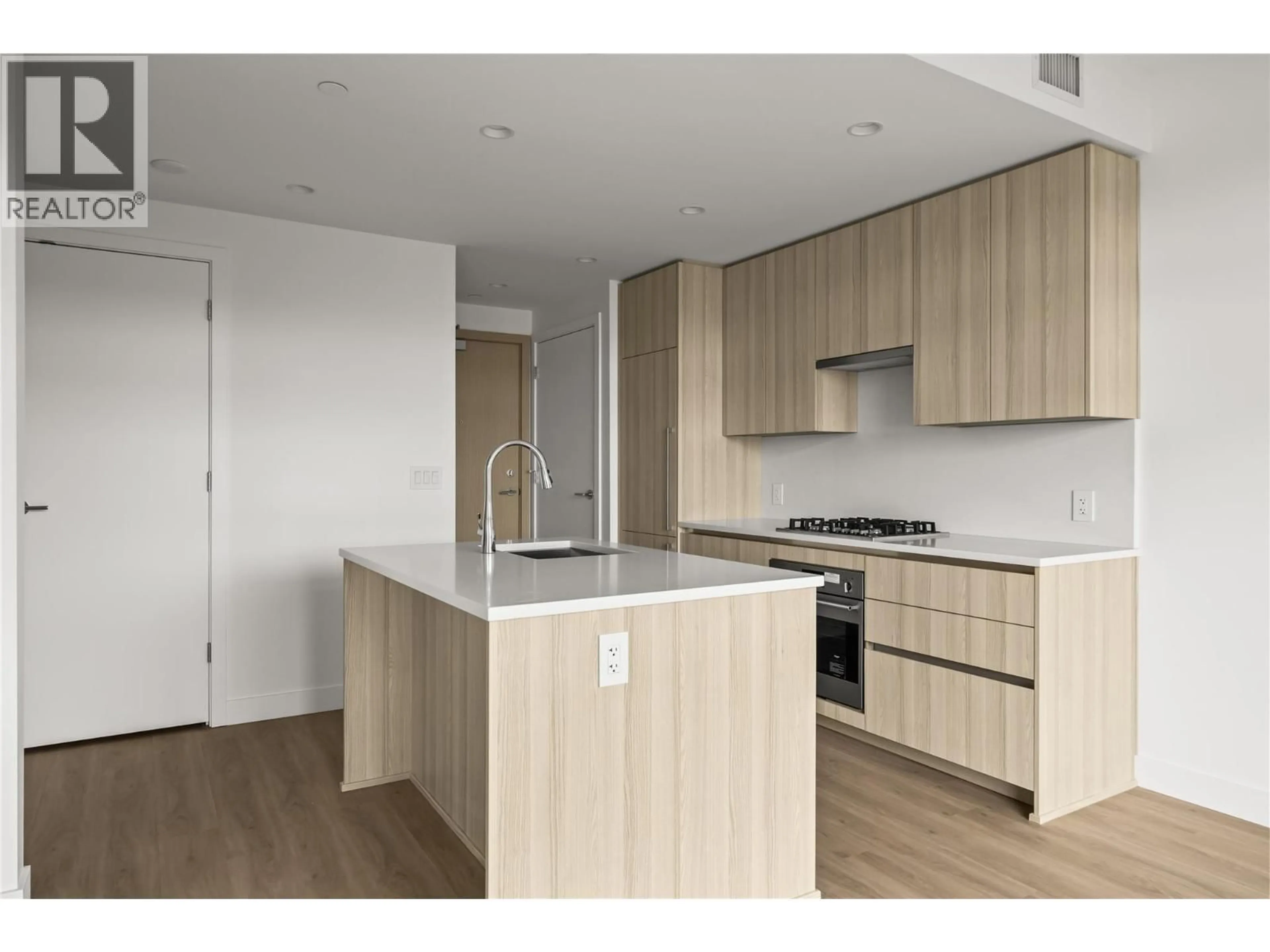 Standard kitchen, wood/laminate floor for 2705 - 1626 WATER STREET, Kelowna British Columbia V1Y1J9