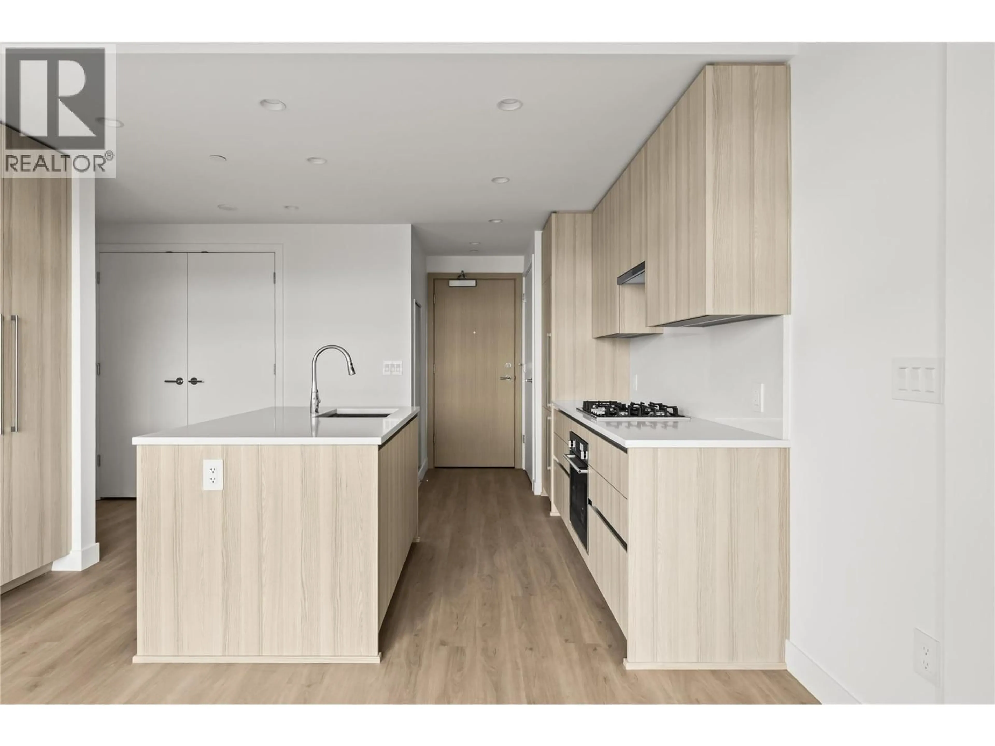 Standard kitchen, wood/laminate floor for 2705 - 1626 WATER STREET, Kelowna British Columbia V1Y1J9