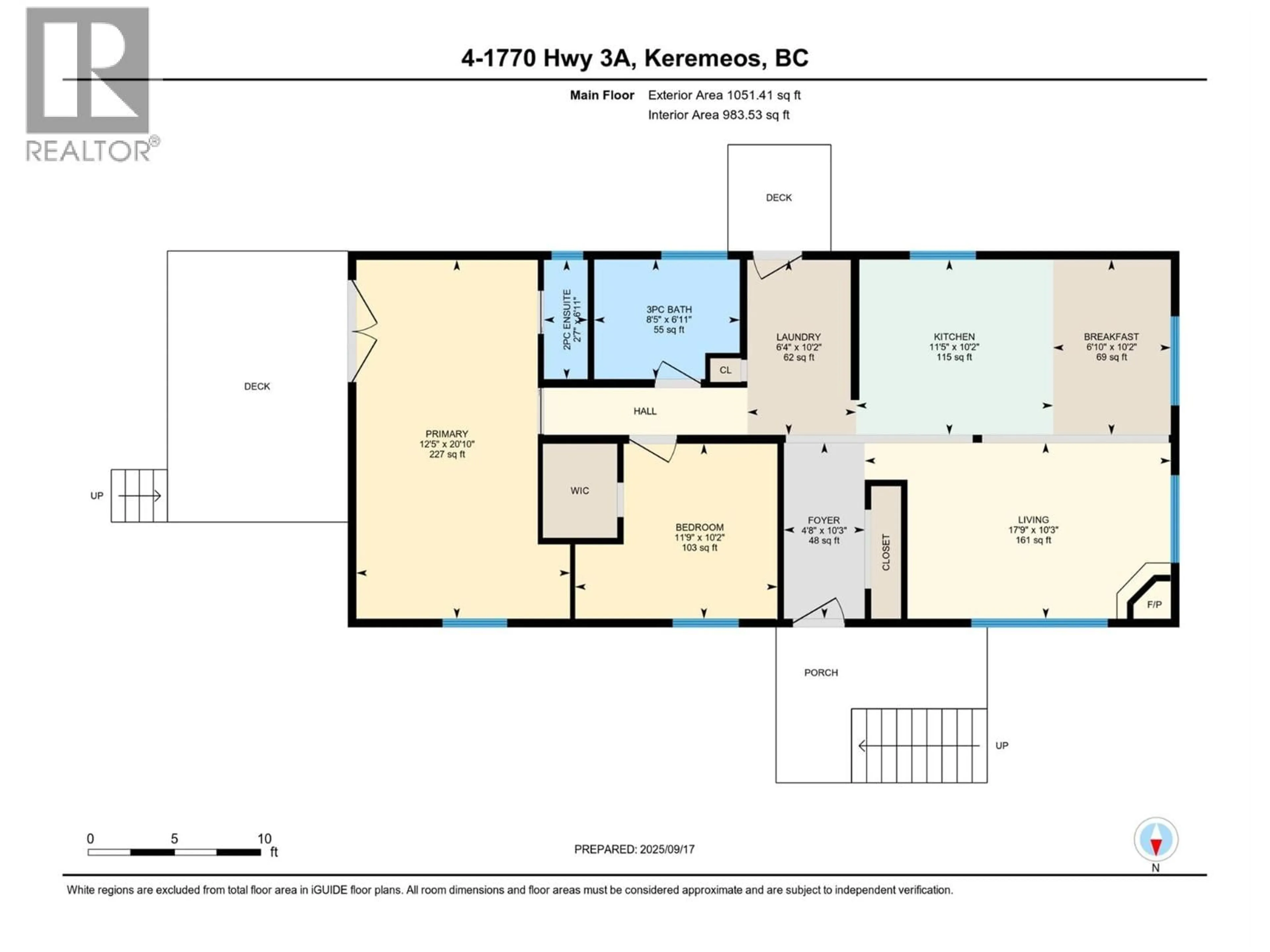 Floor plan for 4 - 1770 HIGHWAY 3A OTHER, Keremeos British Columbia V0X1N6