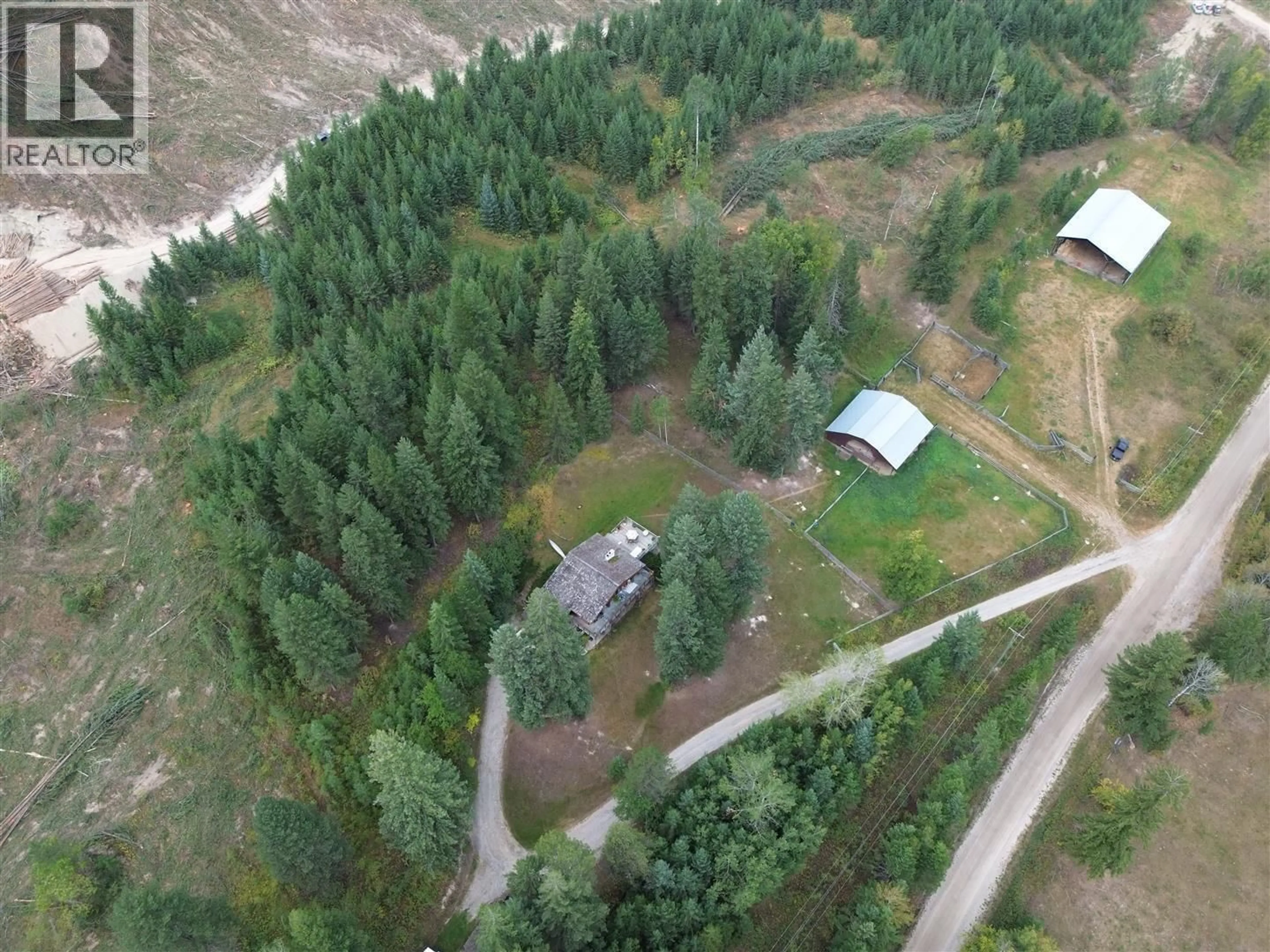 A pic from outside/outdoor area/front of a property/back of a property/a pic from drone, forest/trees view for 3918 SANBORN ROAD, Parson British Columbia V0A1L0