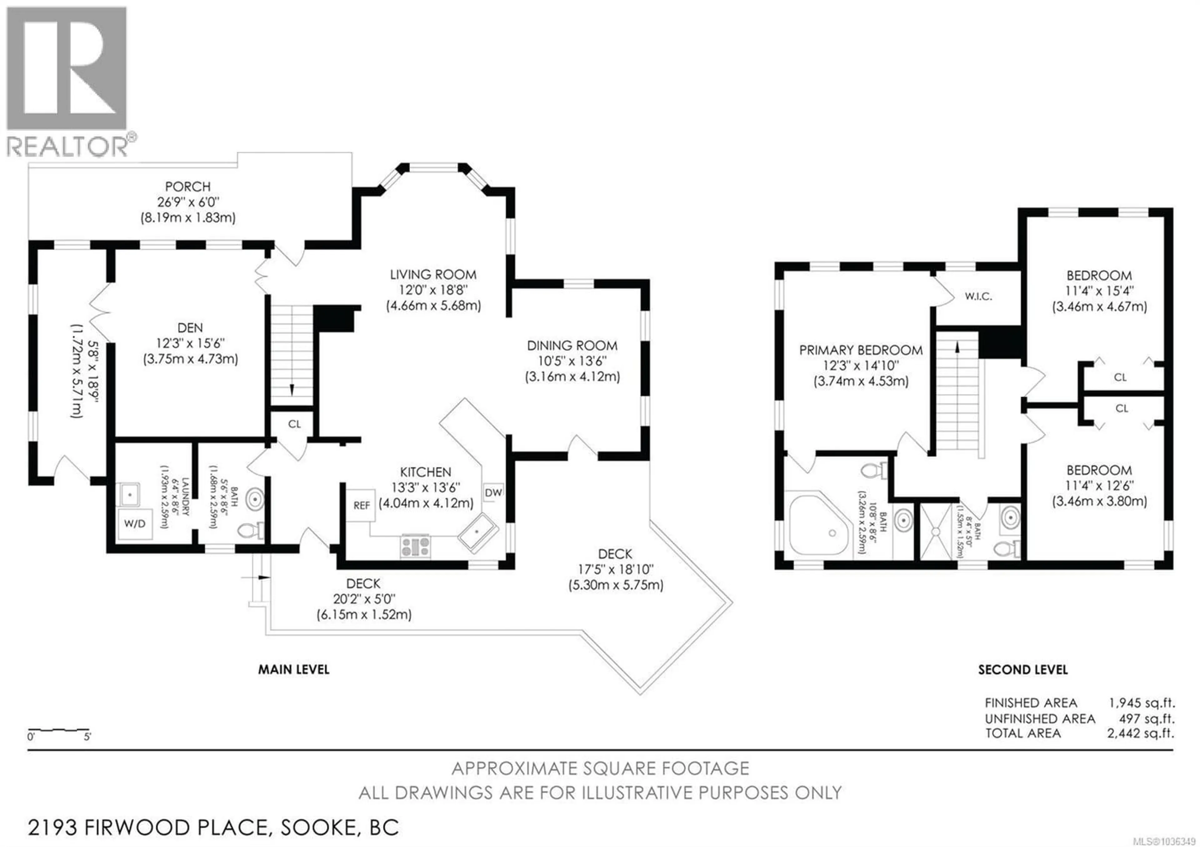 Floor plan for 2193 FIRWOOD PLACE, Sooke British Columbia V9Z0N2