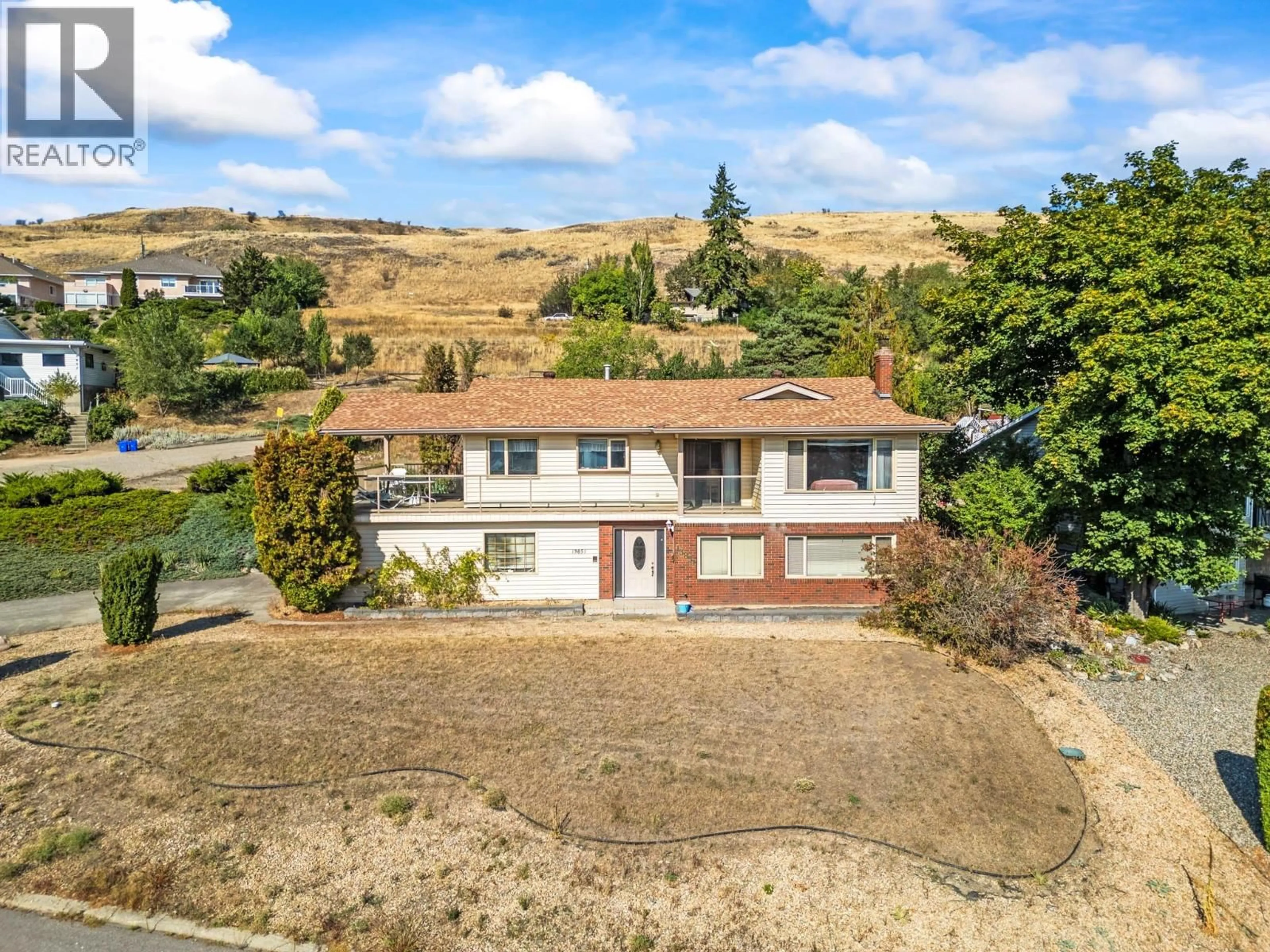 A pic from outside/outdoor area/front of a property/back of a property/a pic from drone, unknown for 13851 KICKWILLIE LOOP ROAD, Coldstream British Columbia V1B2R7