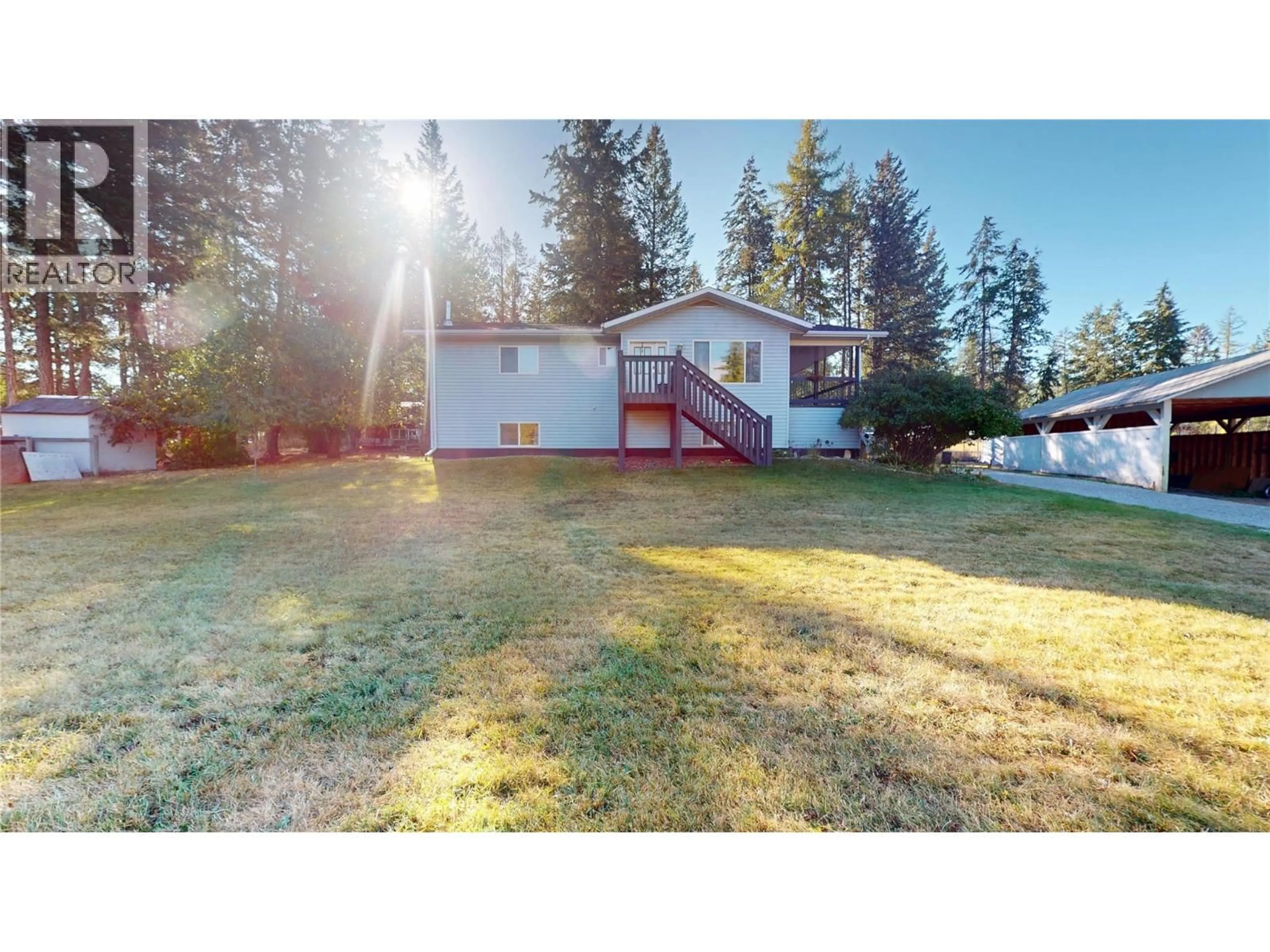 A pic from outside/outdoor area/front of a property/back of a property/a pic from drone, unknown for 5075 BOOTH CREEK ROAD, Cranbrook British Columbia V1C7C4