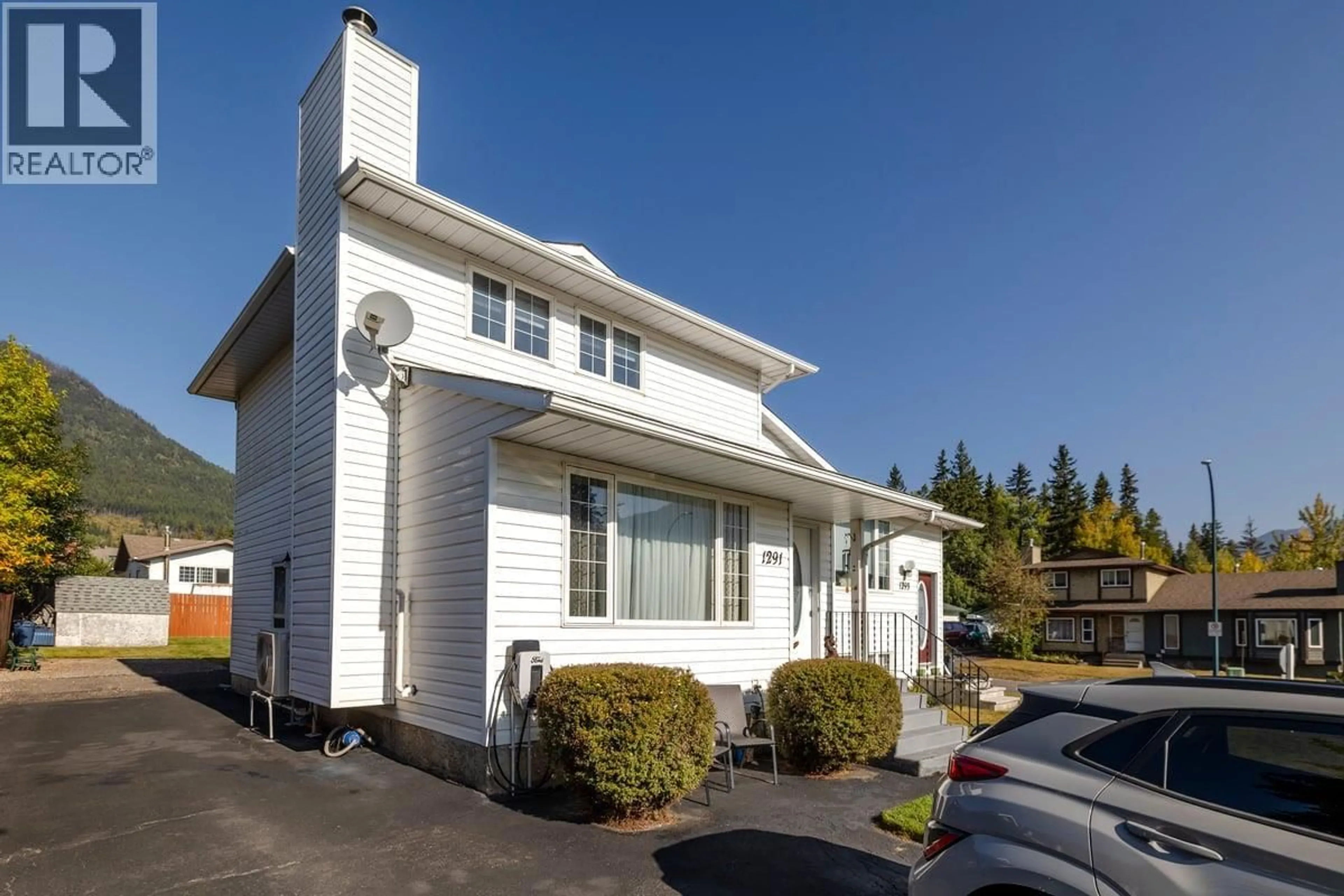 Home with vinyl exterior material, street for 1291 PONDEROSA DRIVE, Sparwood British Columbia V0B2G2