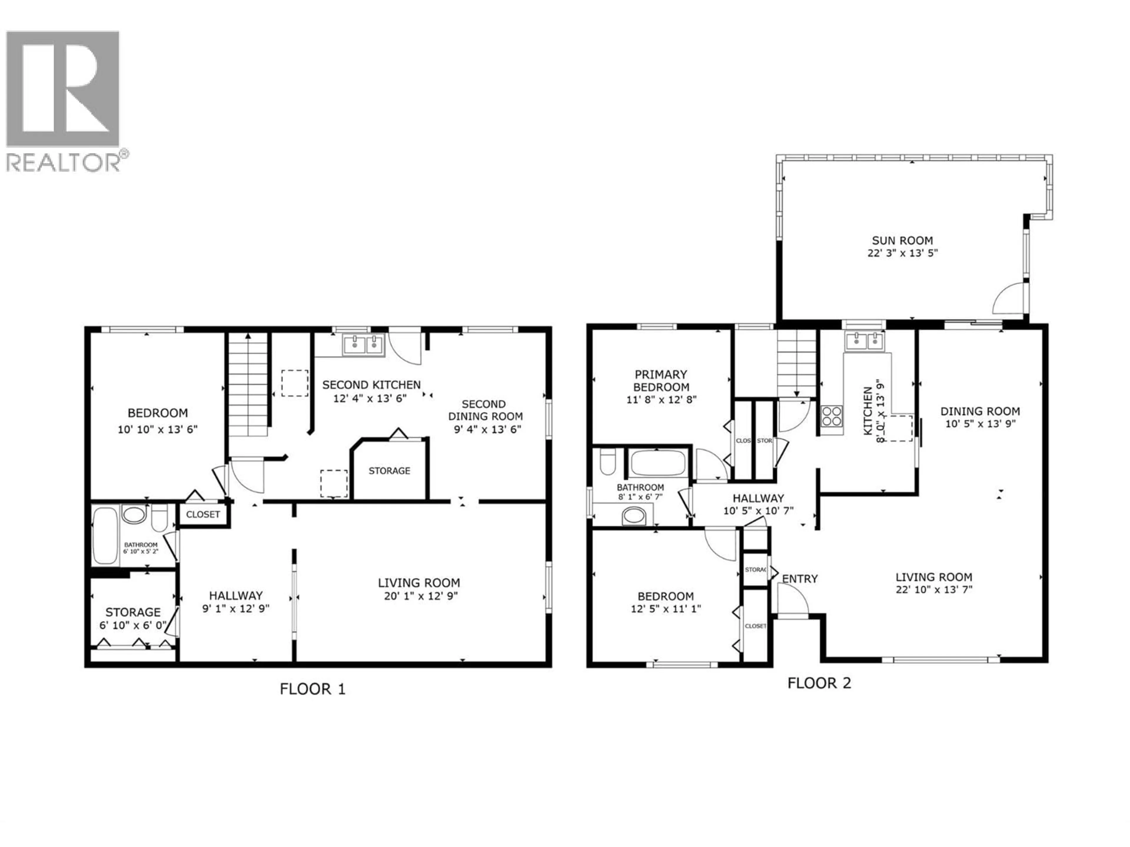 Floor plan for 1358 CHERRY CRESCENT EAST, Kelowna British Columbia V1Y3Y1