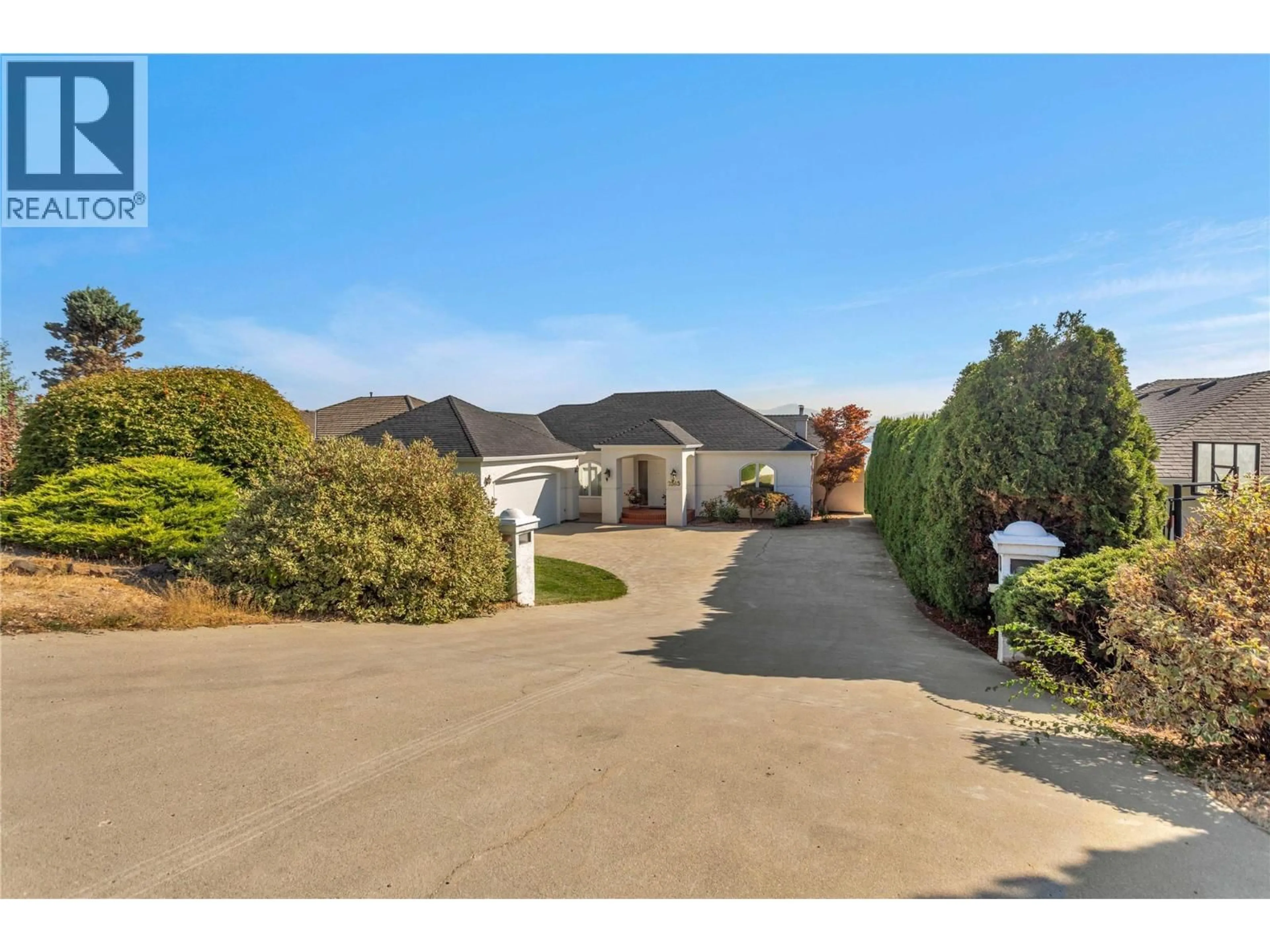A pic from outside/outdoor area/front of a property/back of a property/a pic from drone, unknown for 2545 CAMPBELL ROAD, West Kelowna British Columbia V1Z1S9