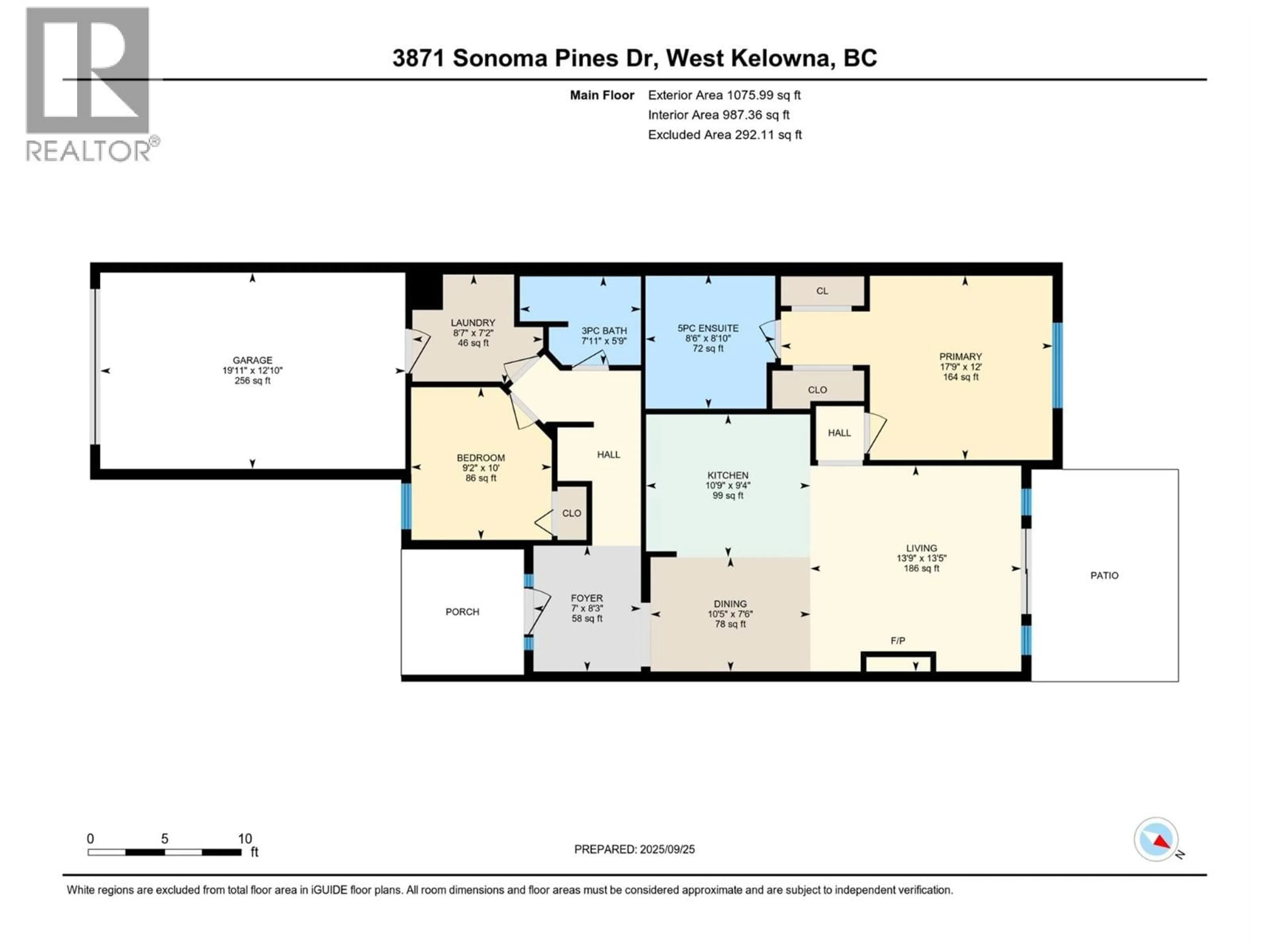 Floor plan for 3871 SONOMA PINES DRIVE, West Kelowna British Columbia V4T2Z5