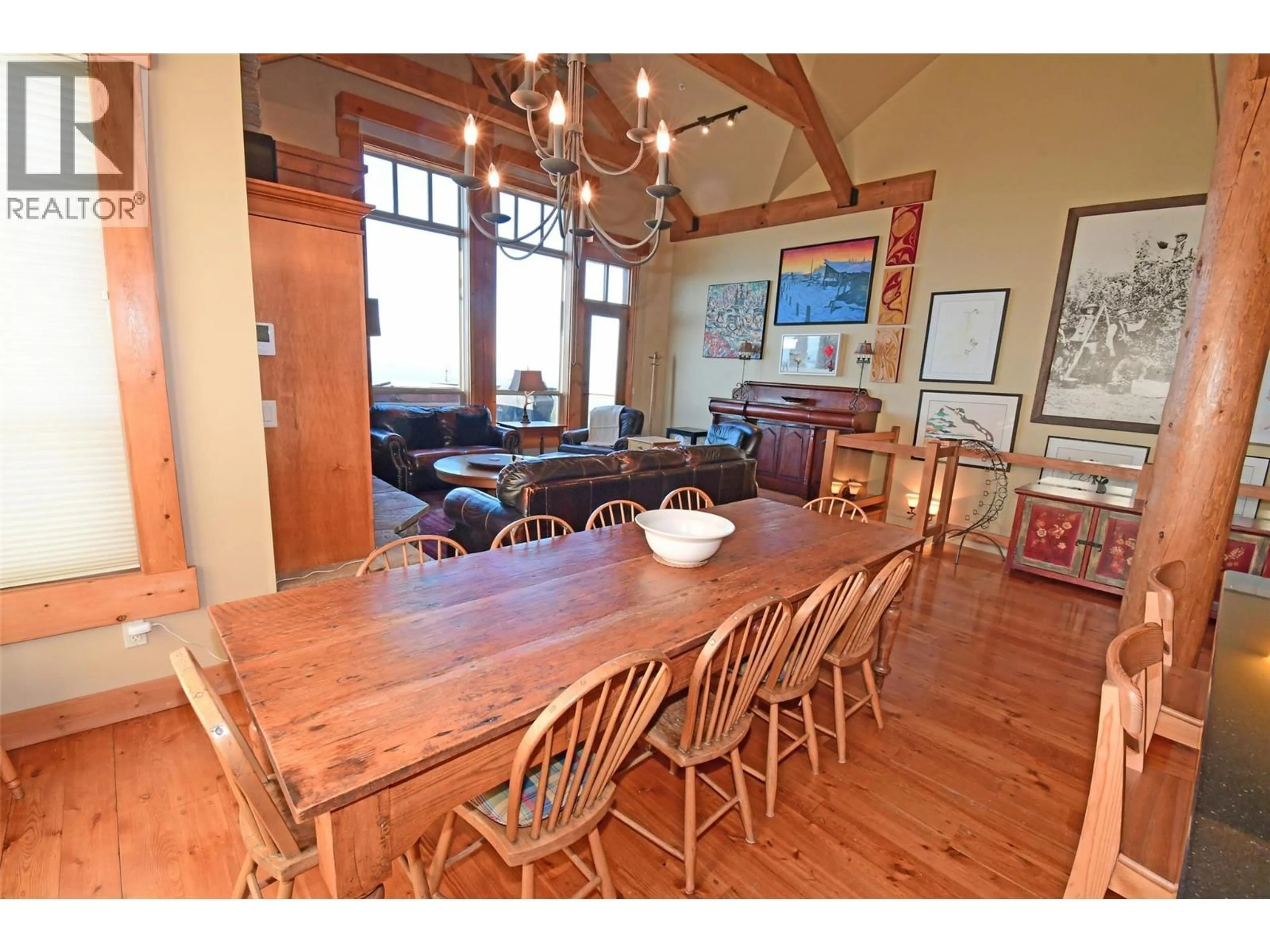 Dining room, wood/laminate floor for 1 - 350 WHITEHORSE LANE, Big White British Columbia V1P1P3