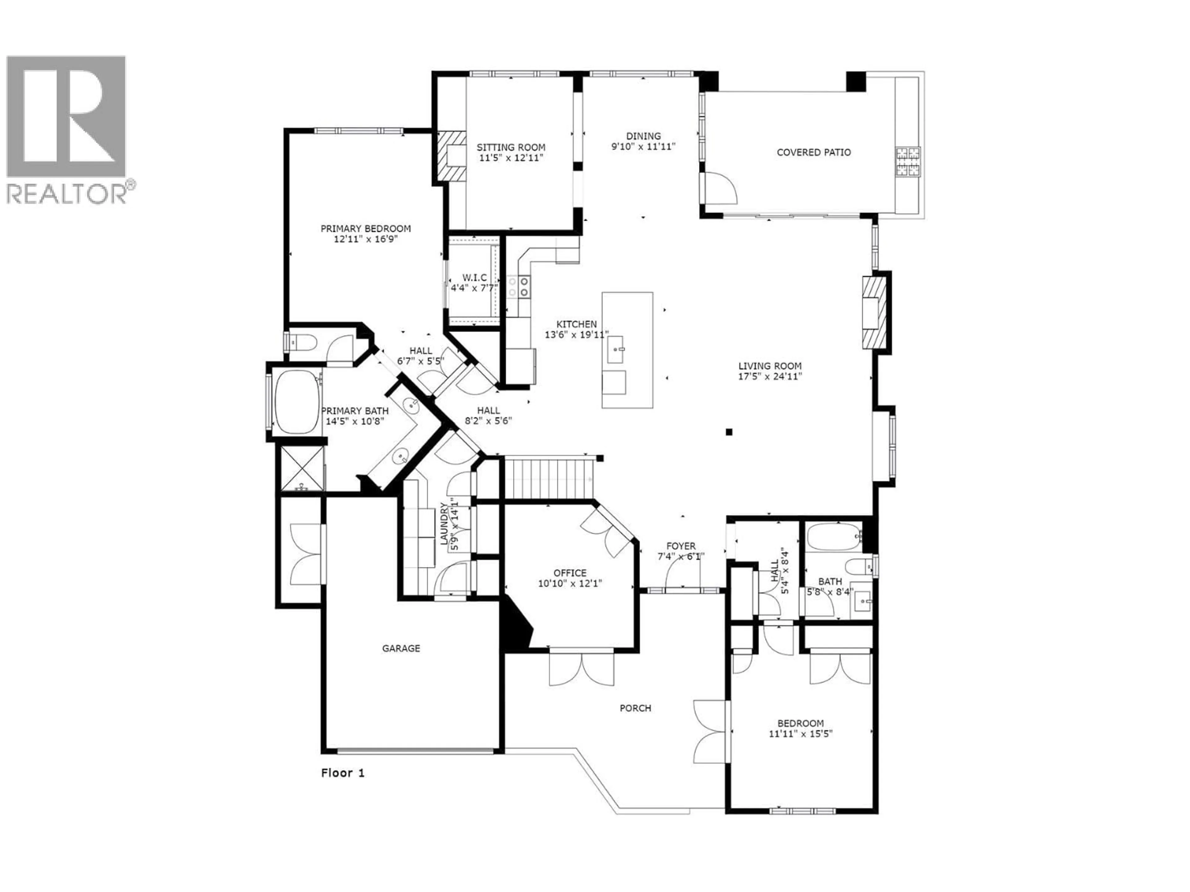 Floor plan for 4157 GALLAGHERS PARKLAND DRIVE, Kelowna British Columbia V1W3Z8