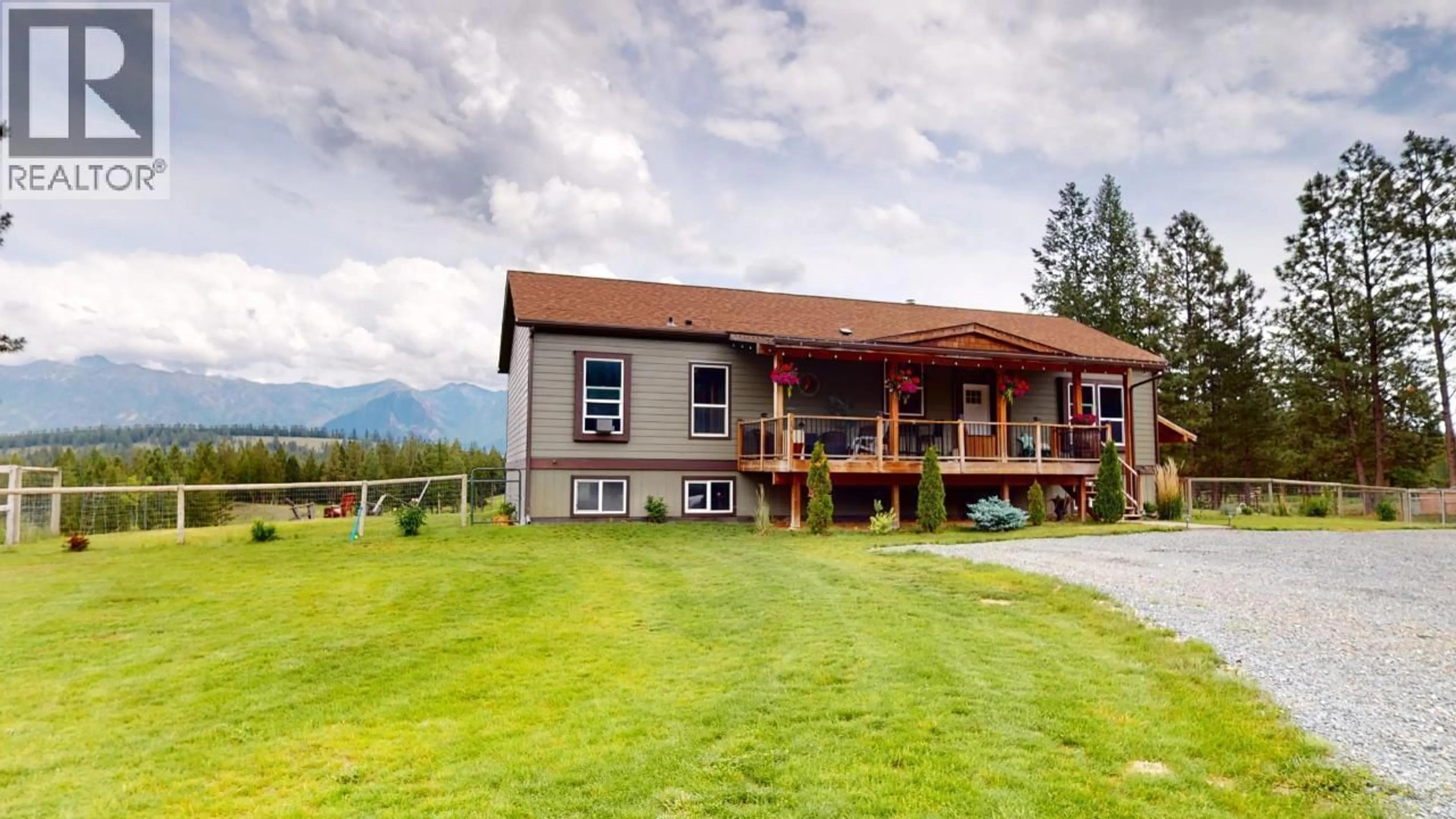 A pic from outside/outdoor area/front of a property/back of a property/a pic from drone, mountain view for 7229 3/93 HIGHWAY, Cranbrook British Columbia V1C7B2