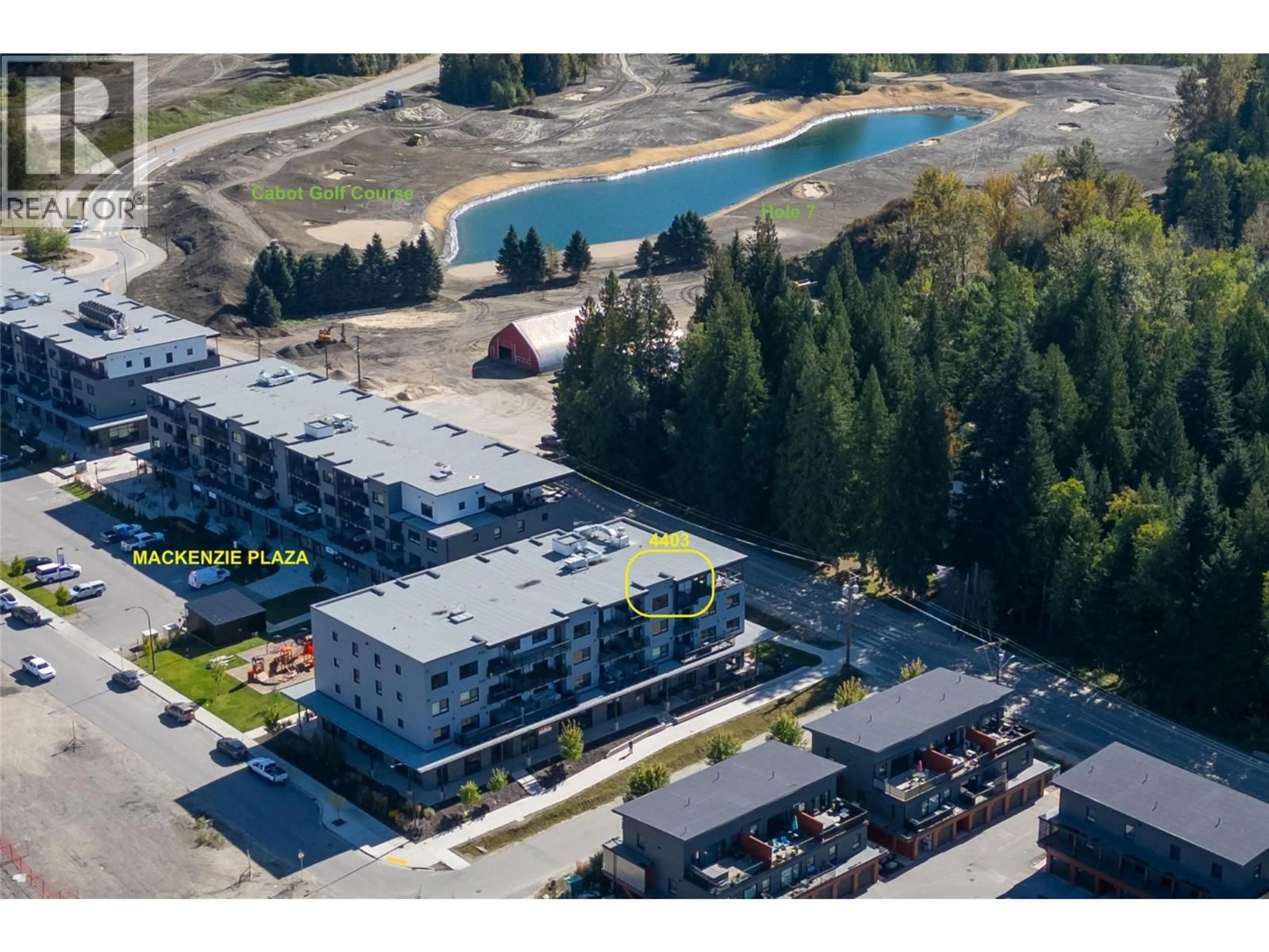 A pic from outside/outdoor area/front of a property/back of a property/a pic from drone, mountain view for 4403 - 1701 COURSIER AVENUE, Revelstoke British Columbia V0E2S3