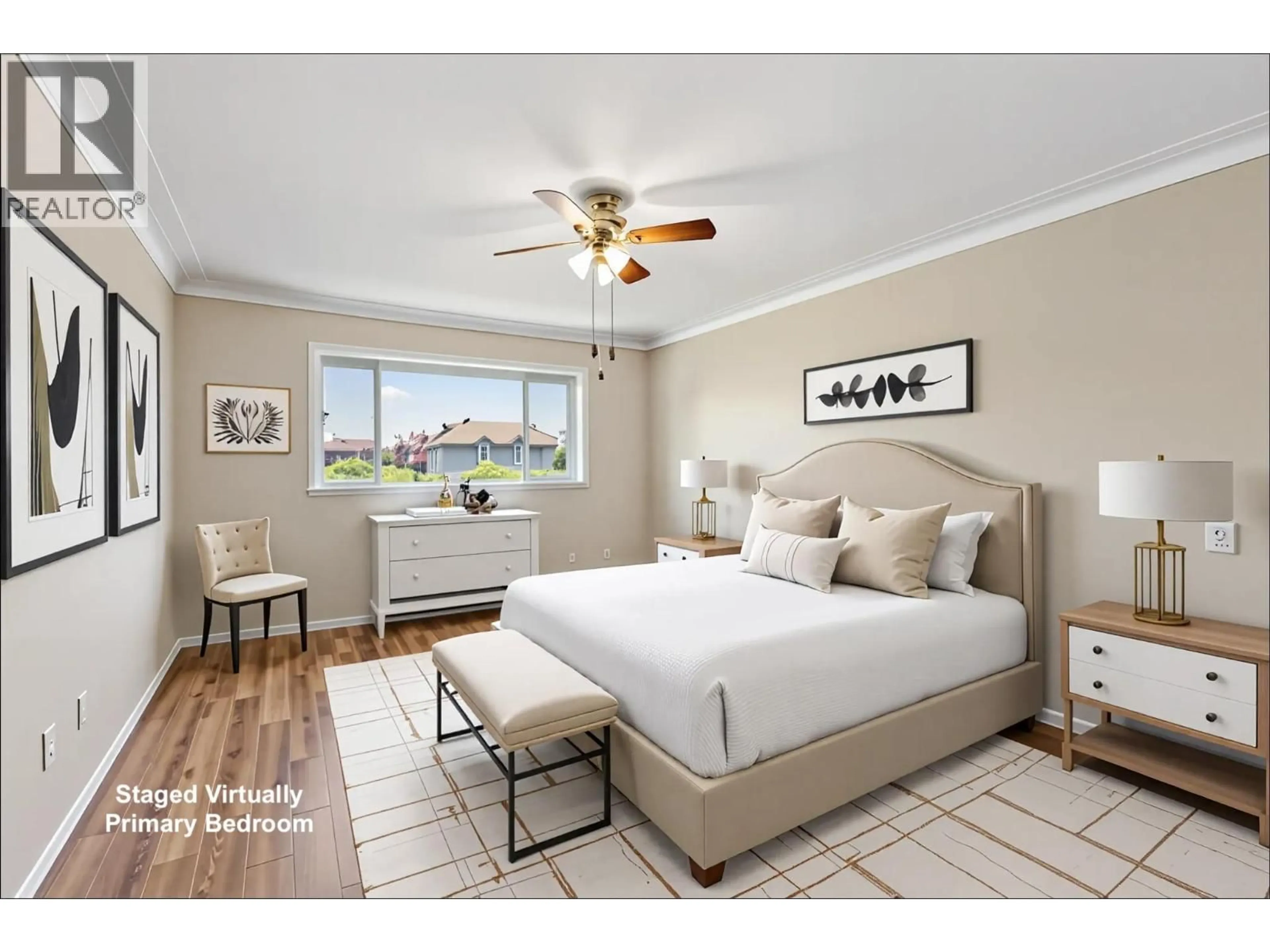 Bedroom with bed, ceramic/tile floor for 308 - 3283 CASORSO ROAD, Kelowna British Columbia V1W3L6