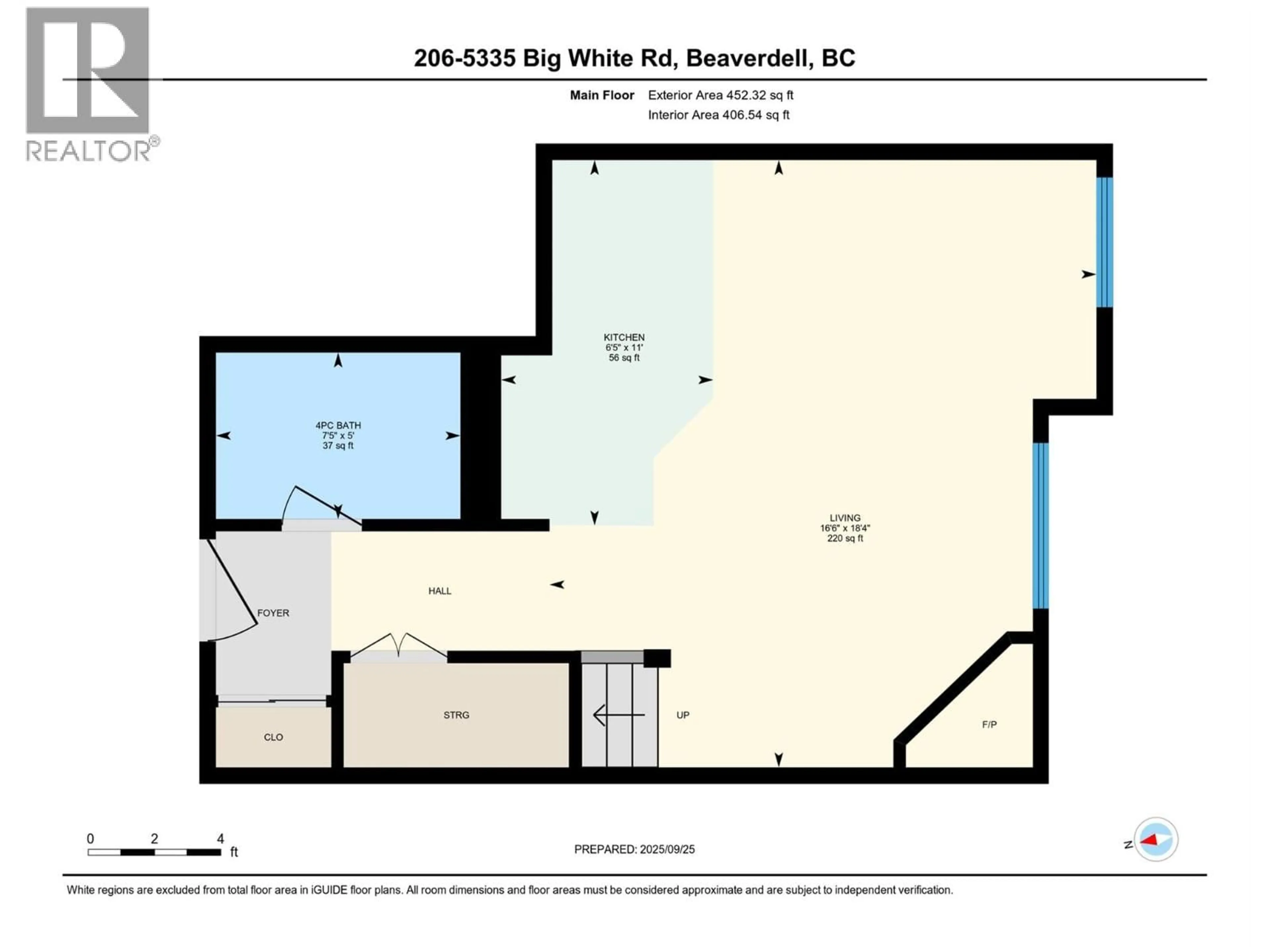 Floor plan for 206 - 5335 BIG WHITE ROAD, Big White British Columbia V1P1P3
