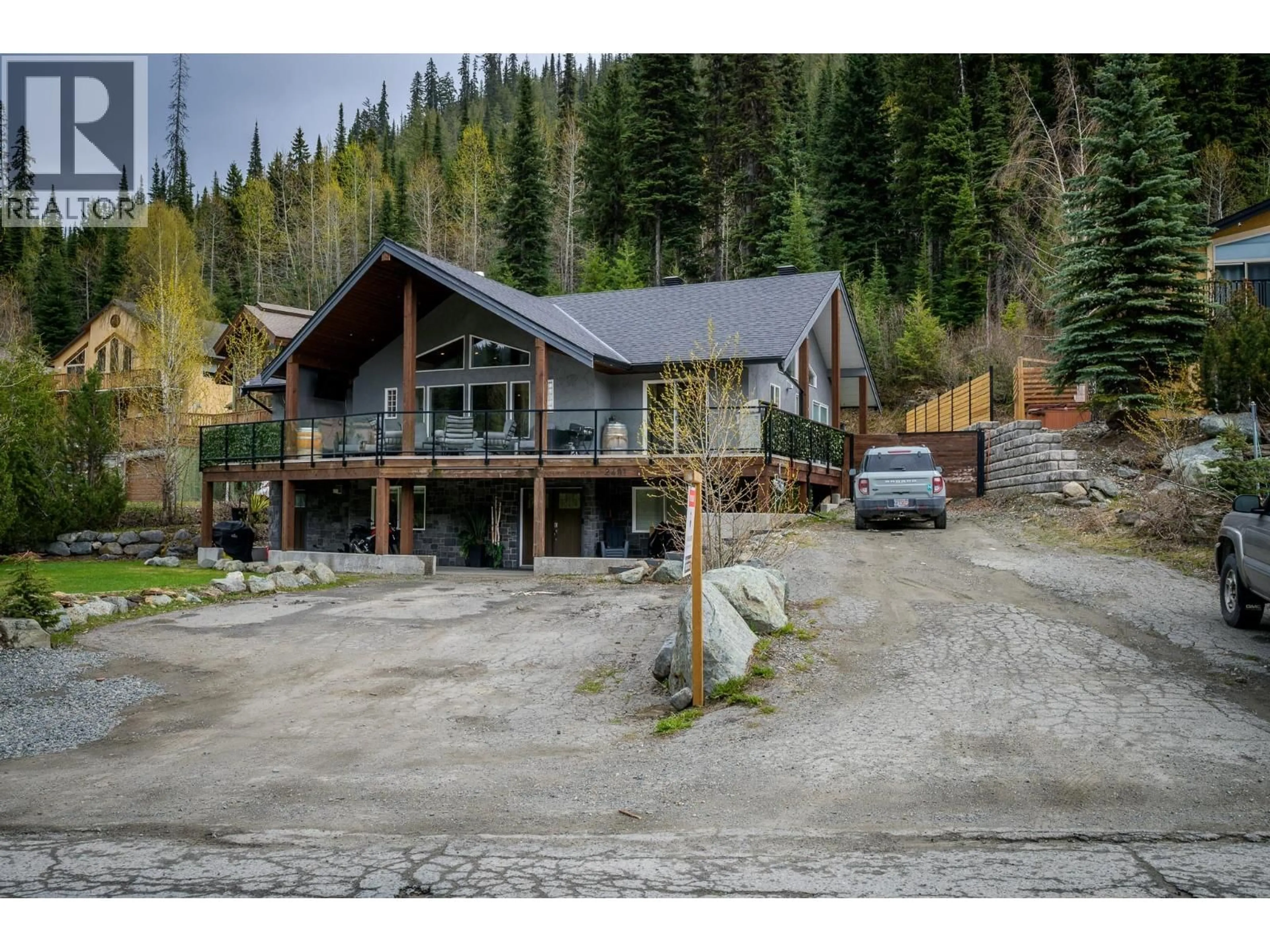 A pic from outside/outdoor area/front of a property/back of a property/a pic from drone, unknown for 2401 FAIRWAYS DRIVE, Sun Peaks British Columbia V0E5N0