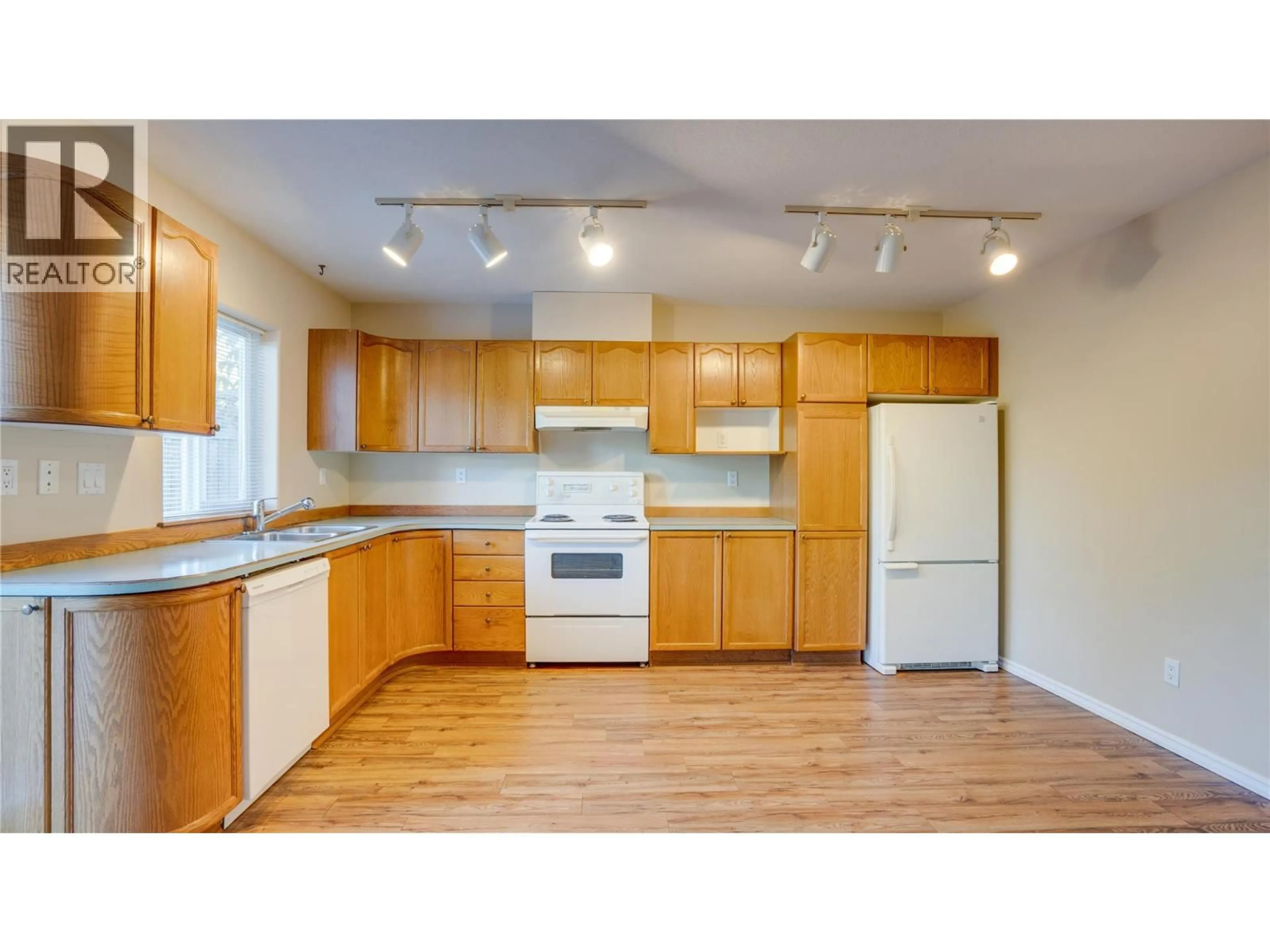 Standard kitchen, wood/laminate floor for 1 - 2620 PLEASANT VALLEY ROAD, Armstrong British Columbia V4Y2A5
