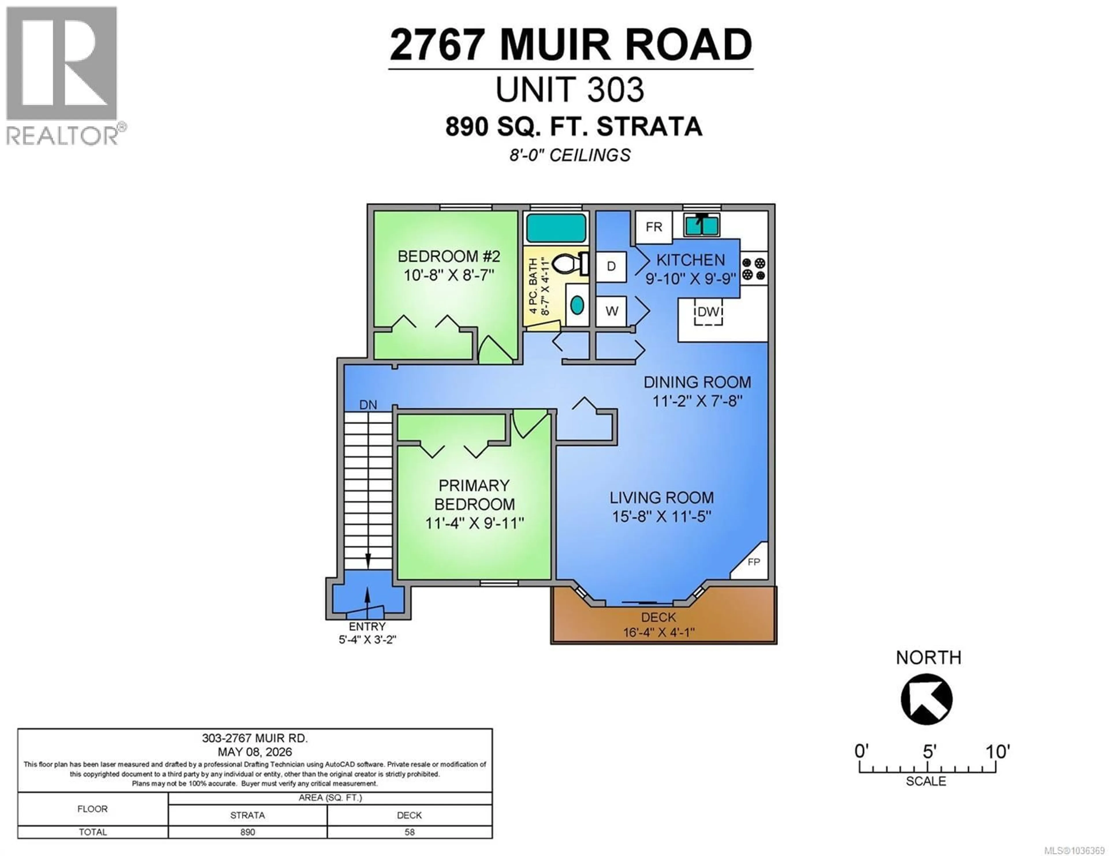 Floor plan for 303 - 2767 MUIR ROAD, Courtenay British Columbia V9N9A1