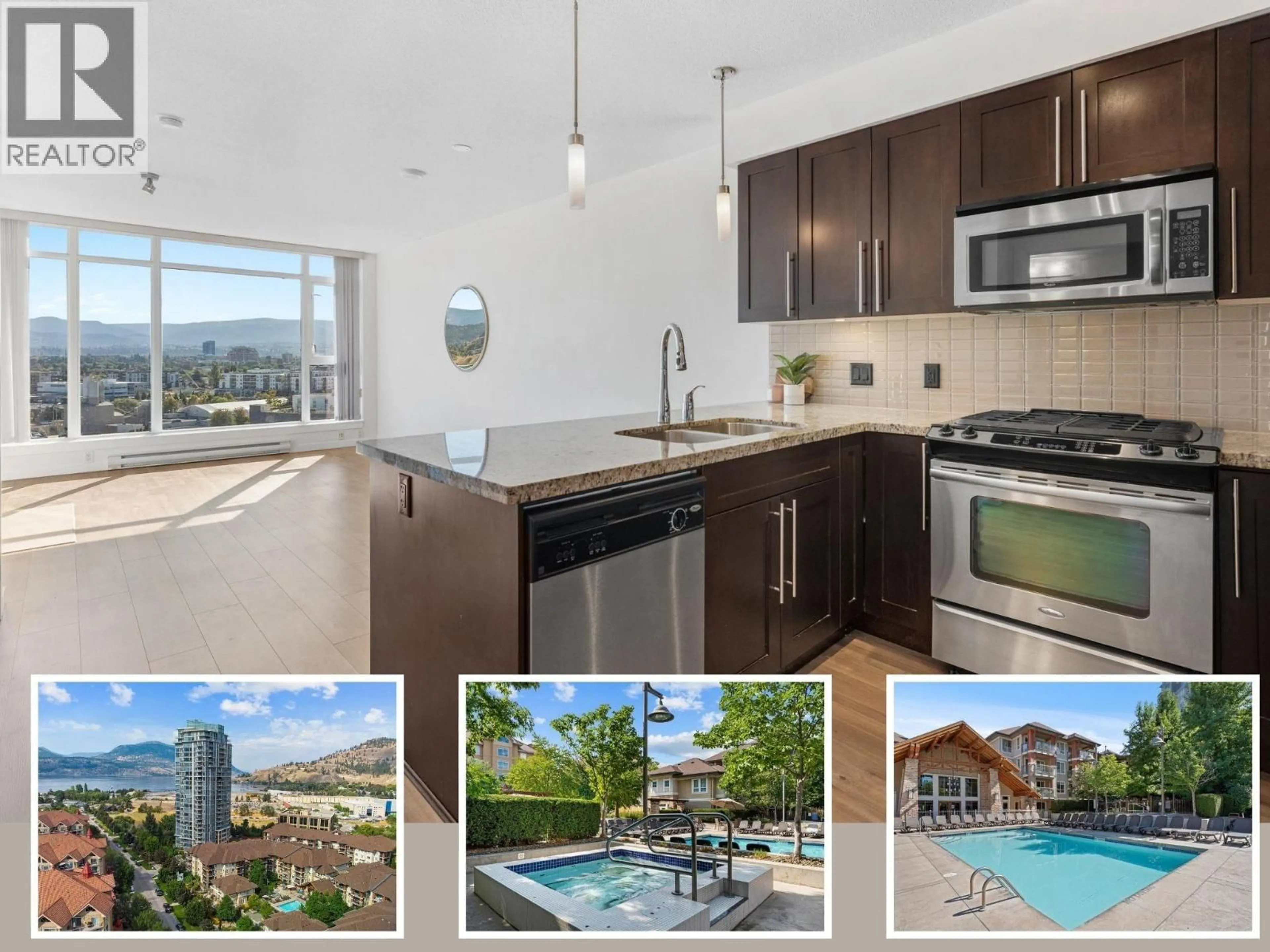 Open concept kitchen, unknown for 1404 - 1075 SUNSET DRIVE, Kelowna British Columbia V1Y9Y9