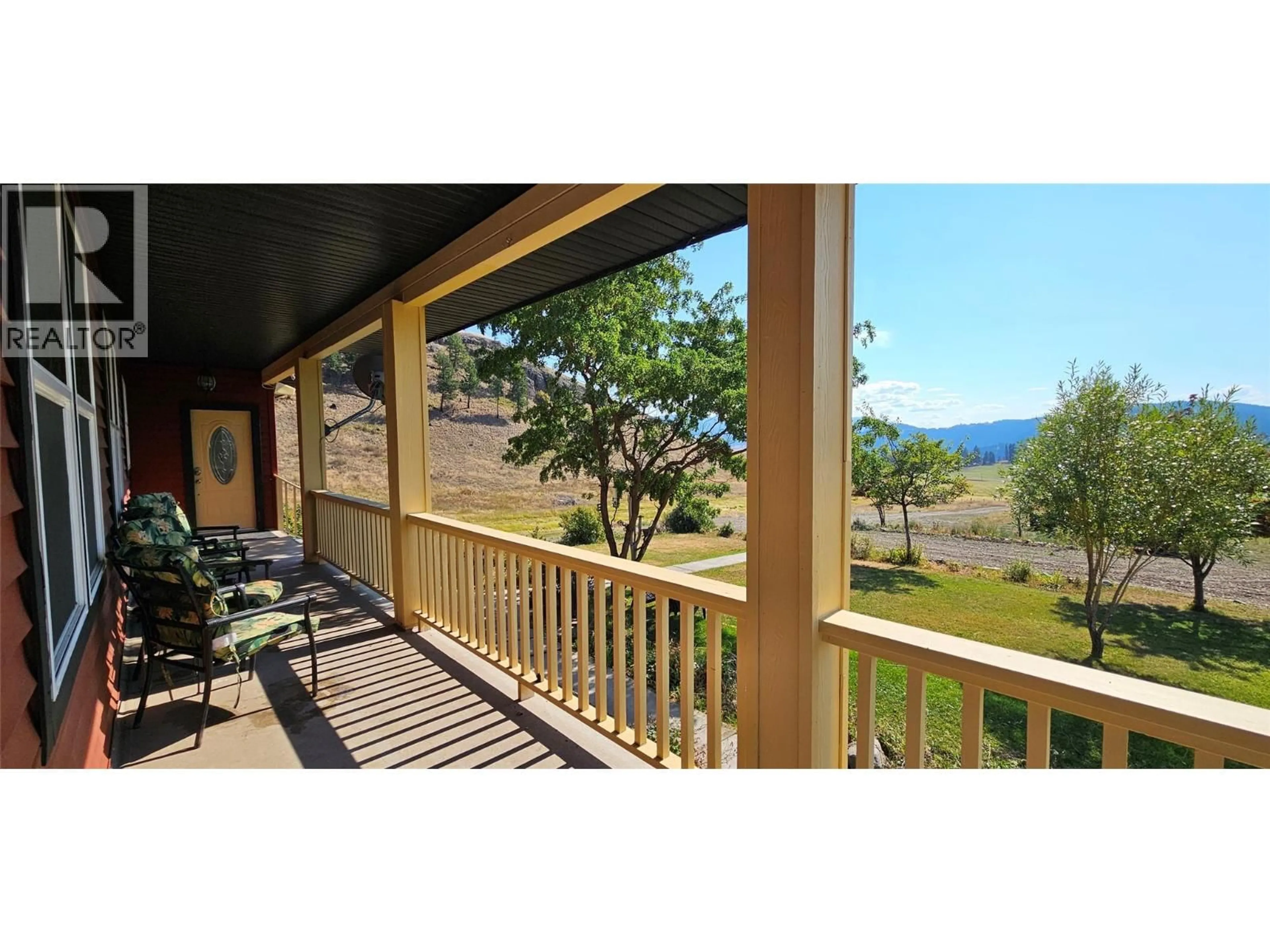 Patio, water/lake/river/ocean view for 1670 HULME CREEK ROAD, Rock Creek British Columbia V0H1Y0