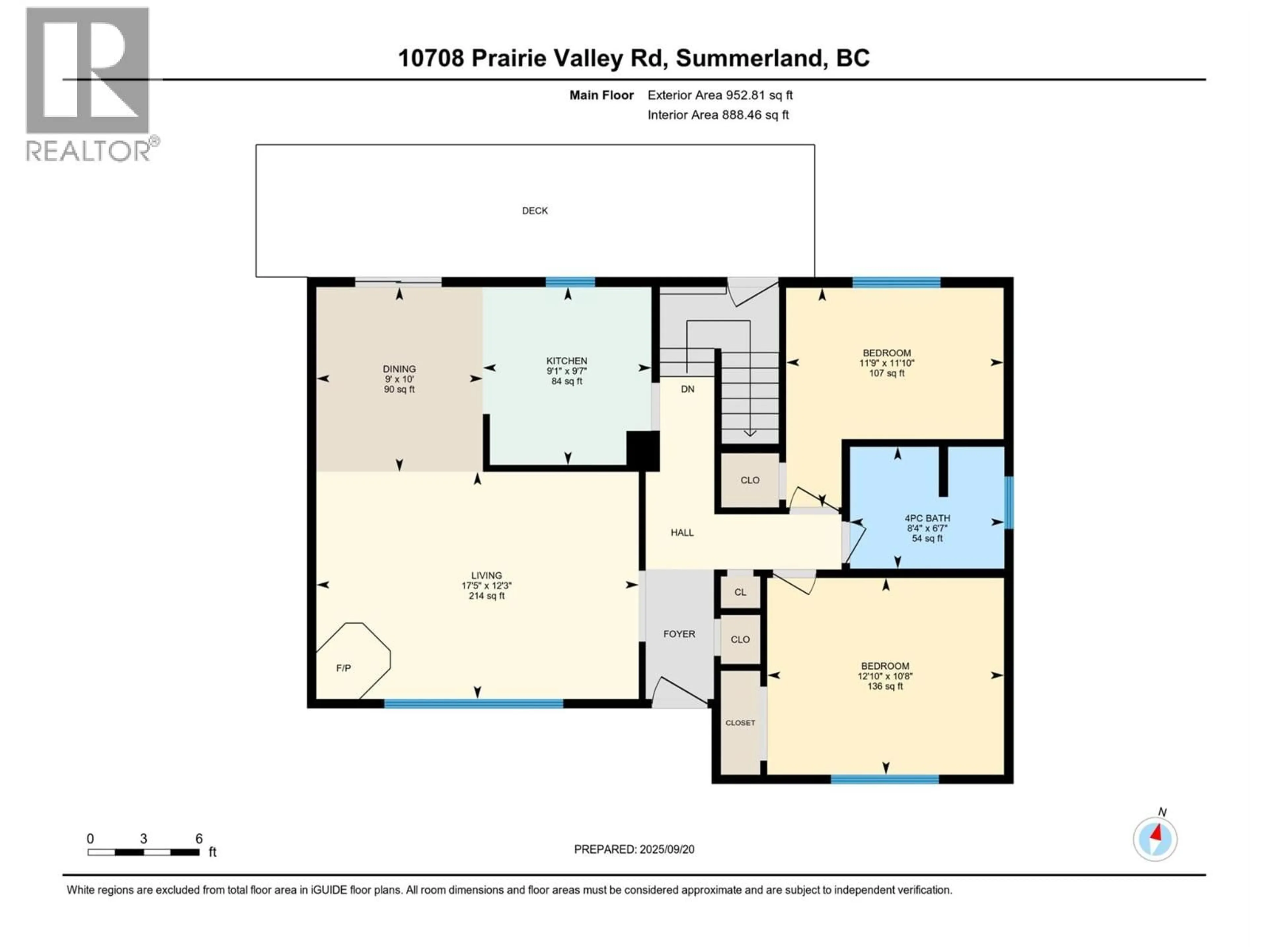 Floor plan for 10708 PRAIRIE VALLEY ROAD, Summerland British Columbia V0H1Z8