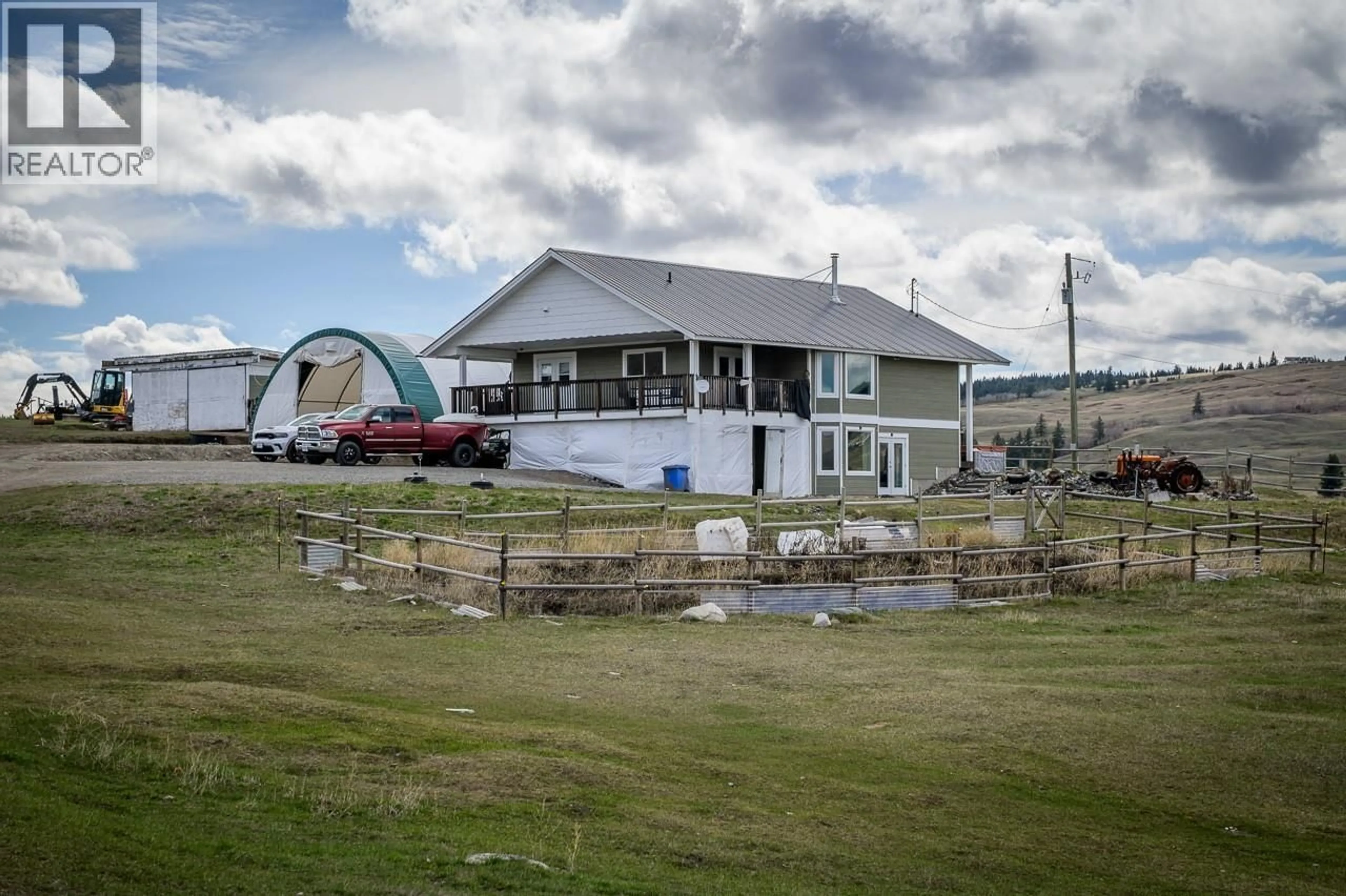 A pic from outside/outdoor area/front of a property/back of a property/a pic from drone, building for 3650 PRINCETON KAMLOOPS HIGHWAY, Kamloops British Columbia V0E2A0