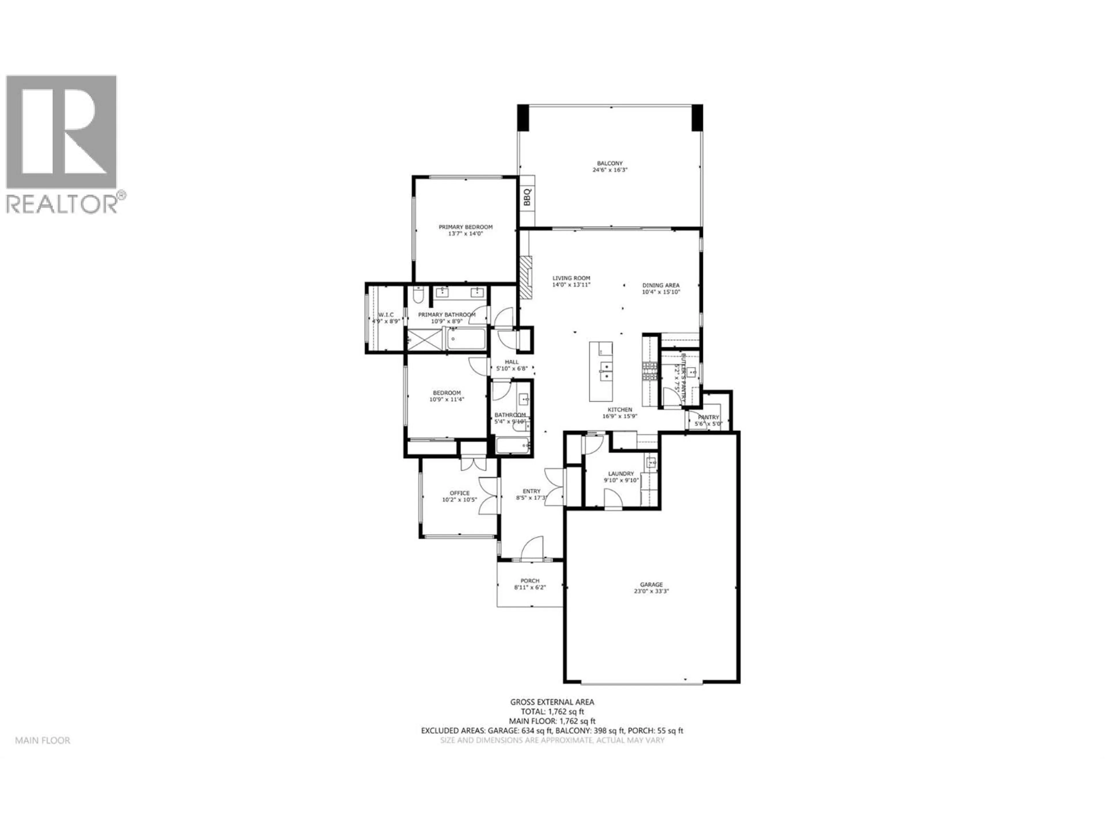 Floor plan for 1 - 450 PREDATOR RIDGE DRIVE, Vernon British Columbia V1H2L7