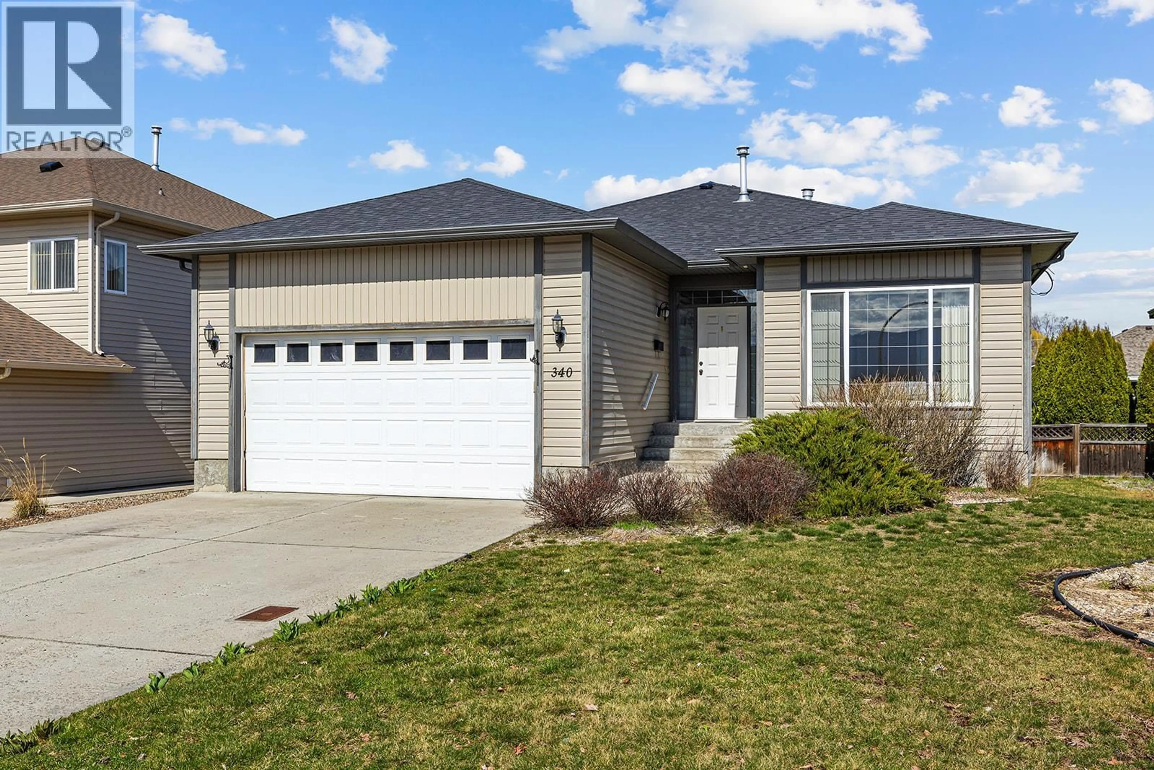 Home with vinyl exterior material, street for 340 HILLABY AVENUE, Kelowna British Columbia V1X6G2