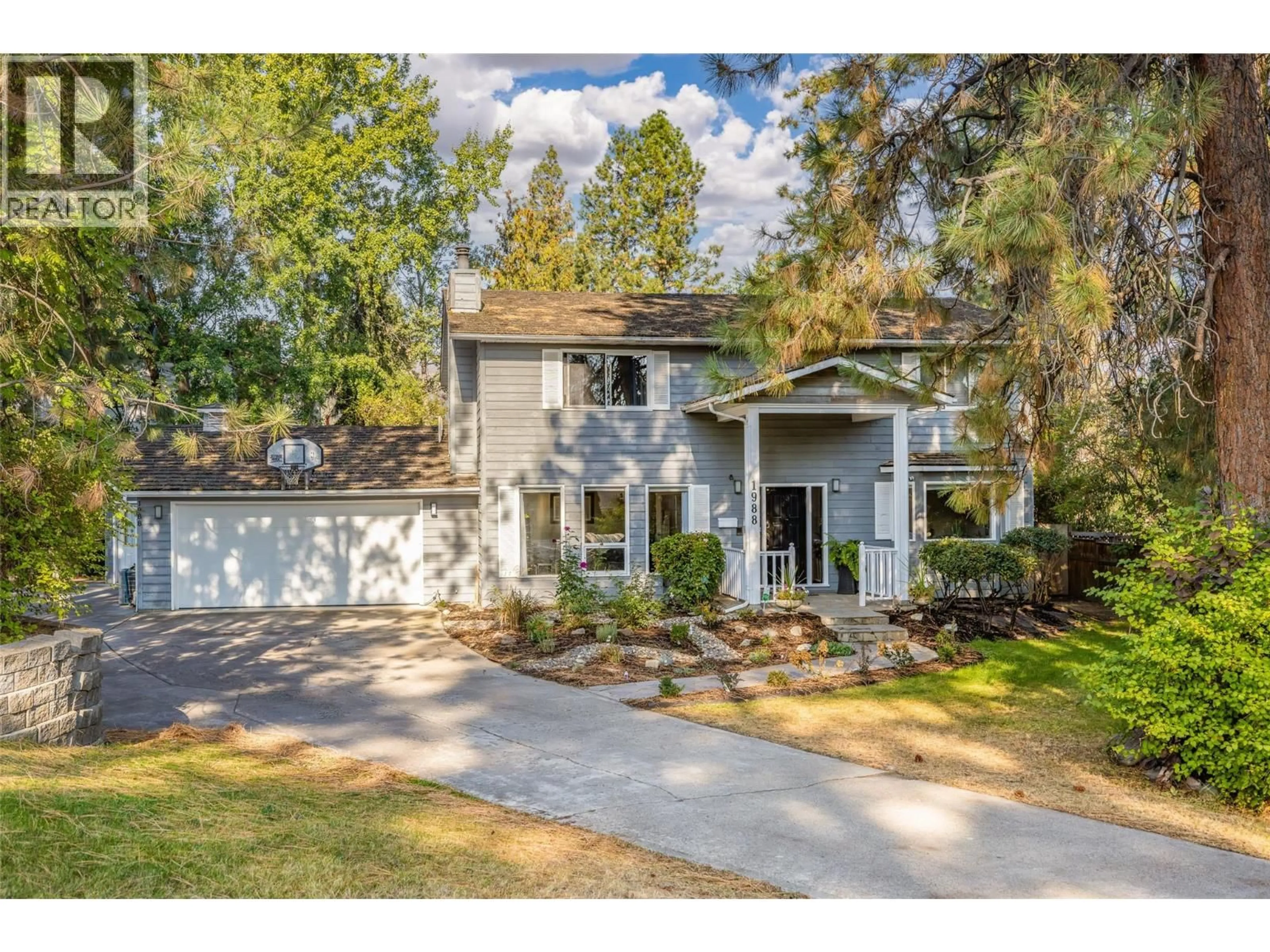 Home with vinyl exterior material, street for 1988 ABEL STREET, West Kelowna British Columbia V1Z3C9