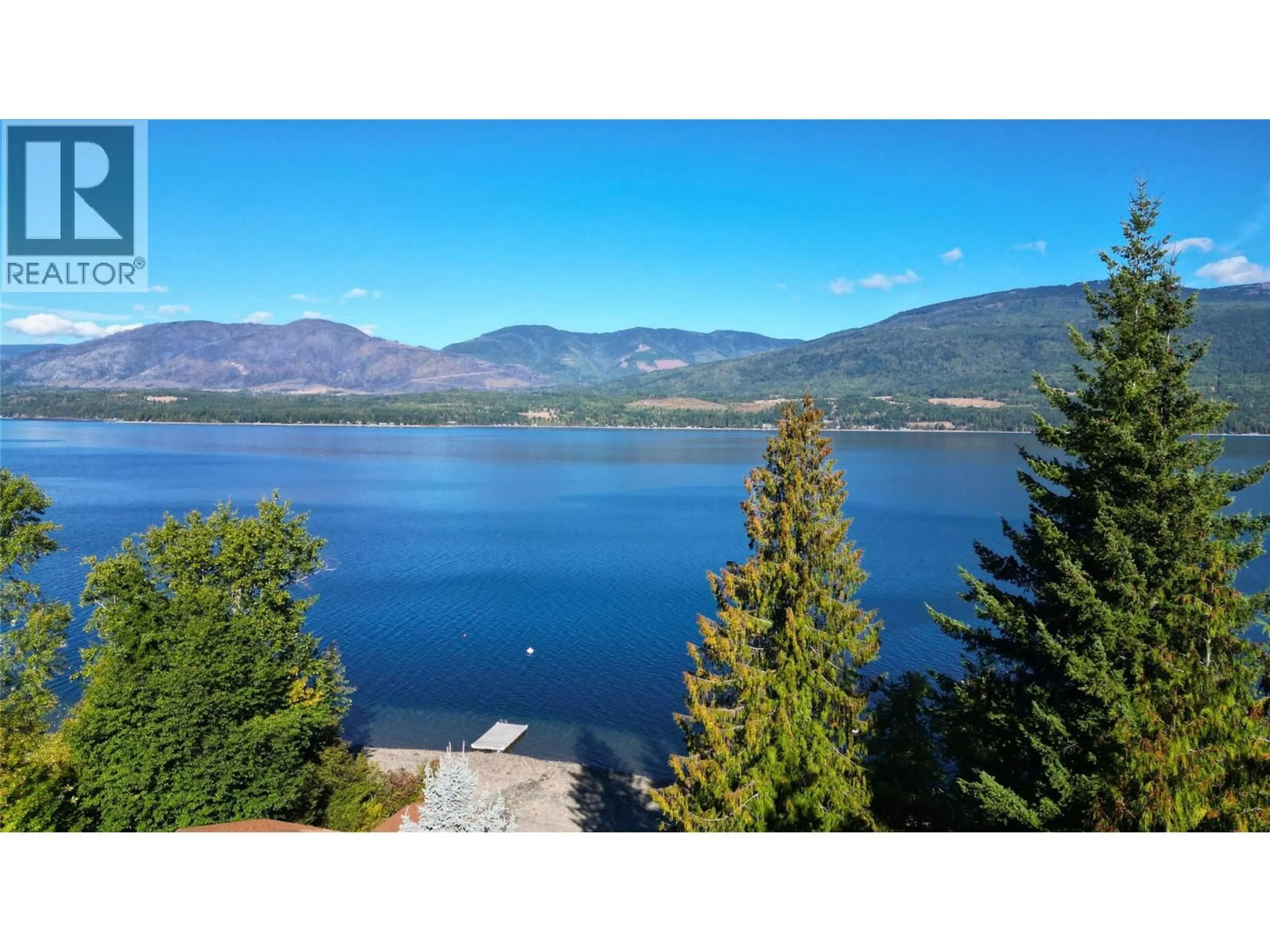 A pic from outside/outdoor area/front of a property/back of a property/a pic from drone, water/lake/river/ocean view for 4265 EAGLE BAY ROAD, Eagle Bay British Columbia V0E1T0