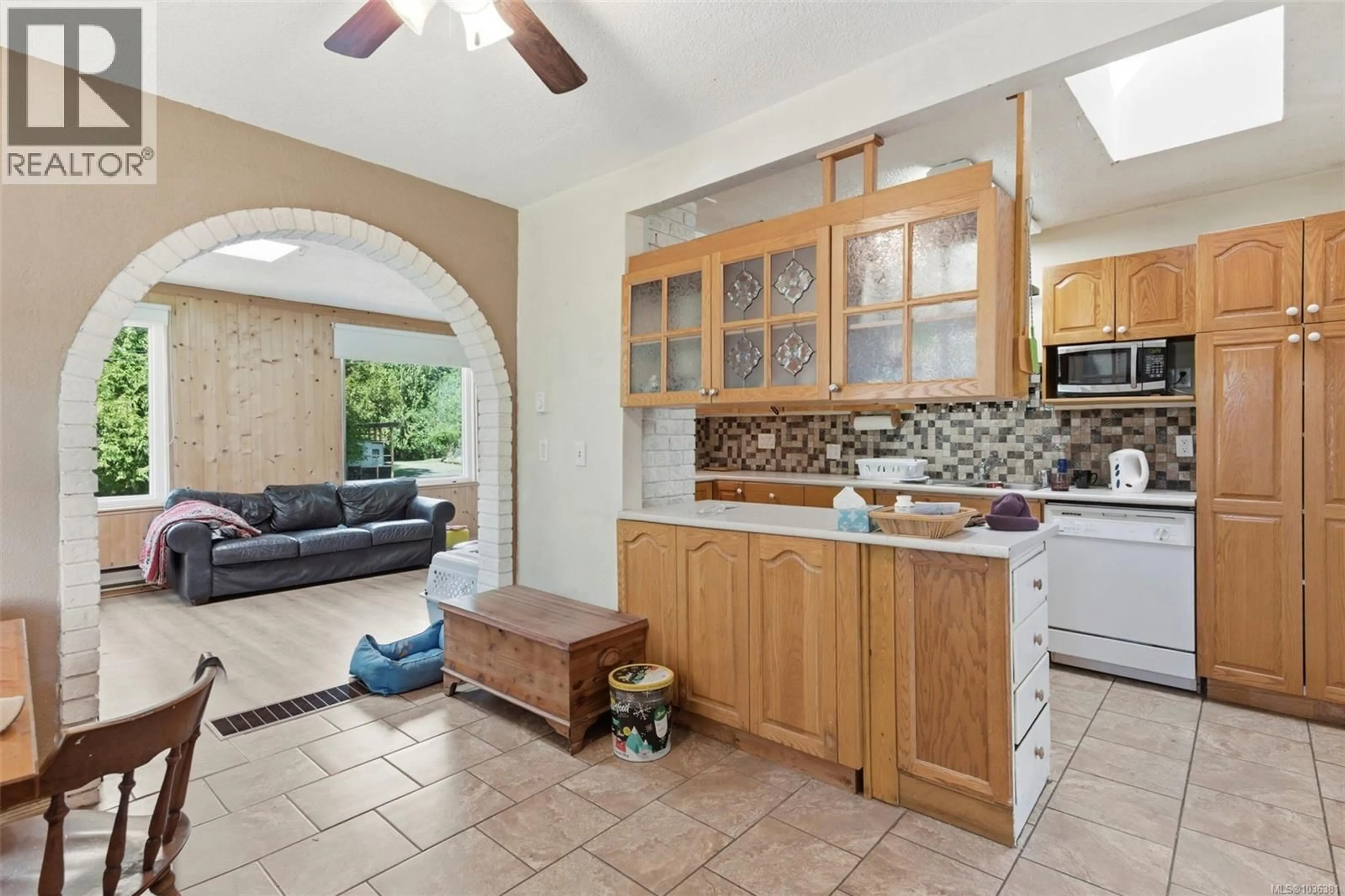 Open concept kitchen, ceramic/tile floor for 5281 MARY STREET, Port Alberni British Columbia V9Y7H5