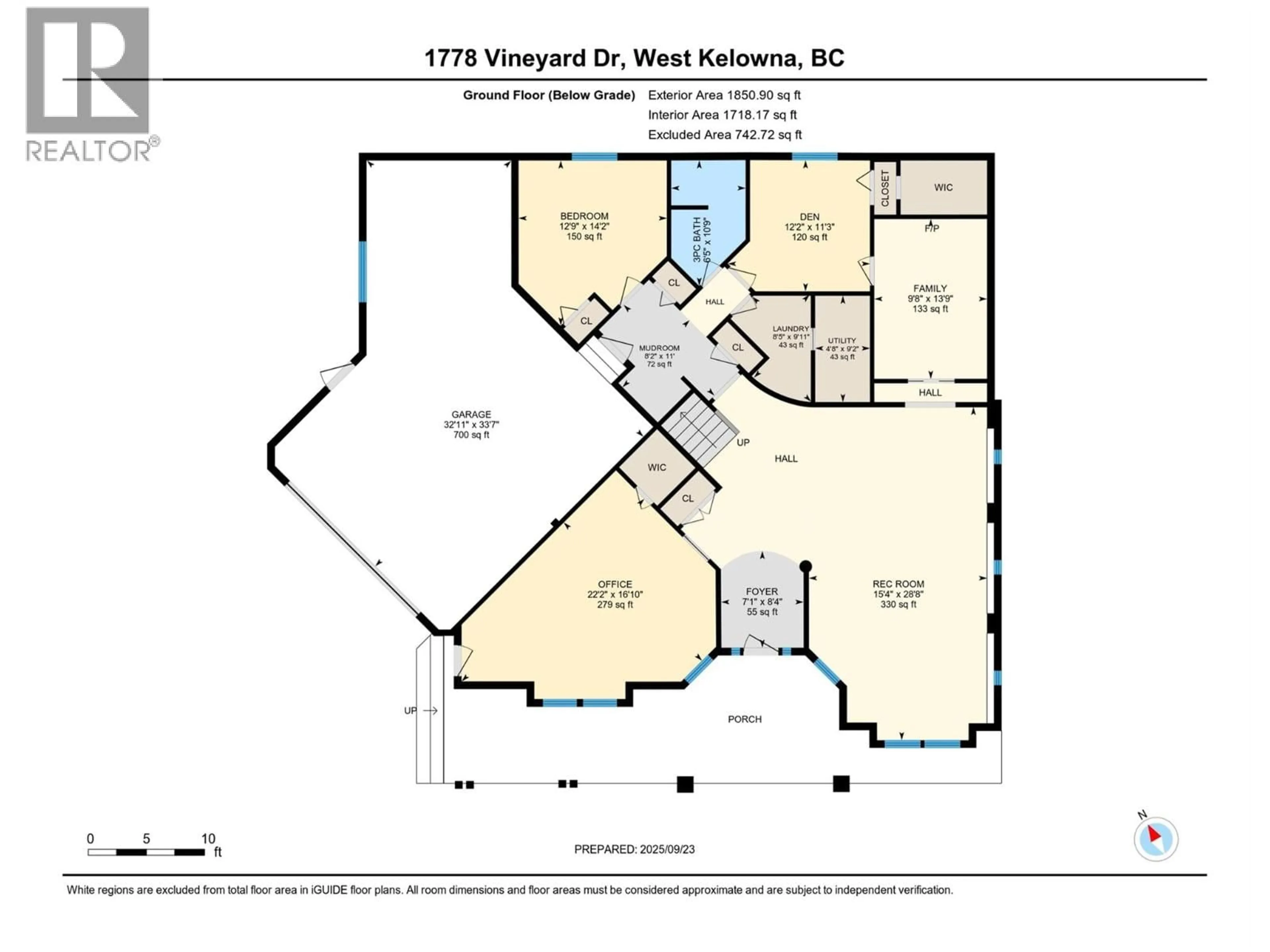 Floor plan for 1778 VINEYARD DRIVE, West Kelowna British Columbia V4T2W7