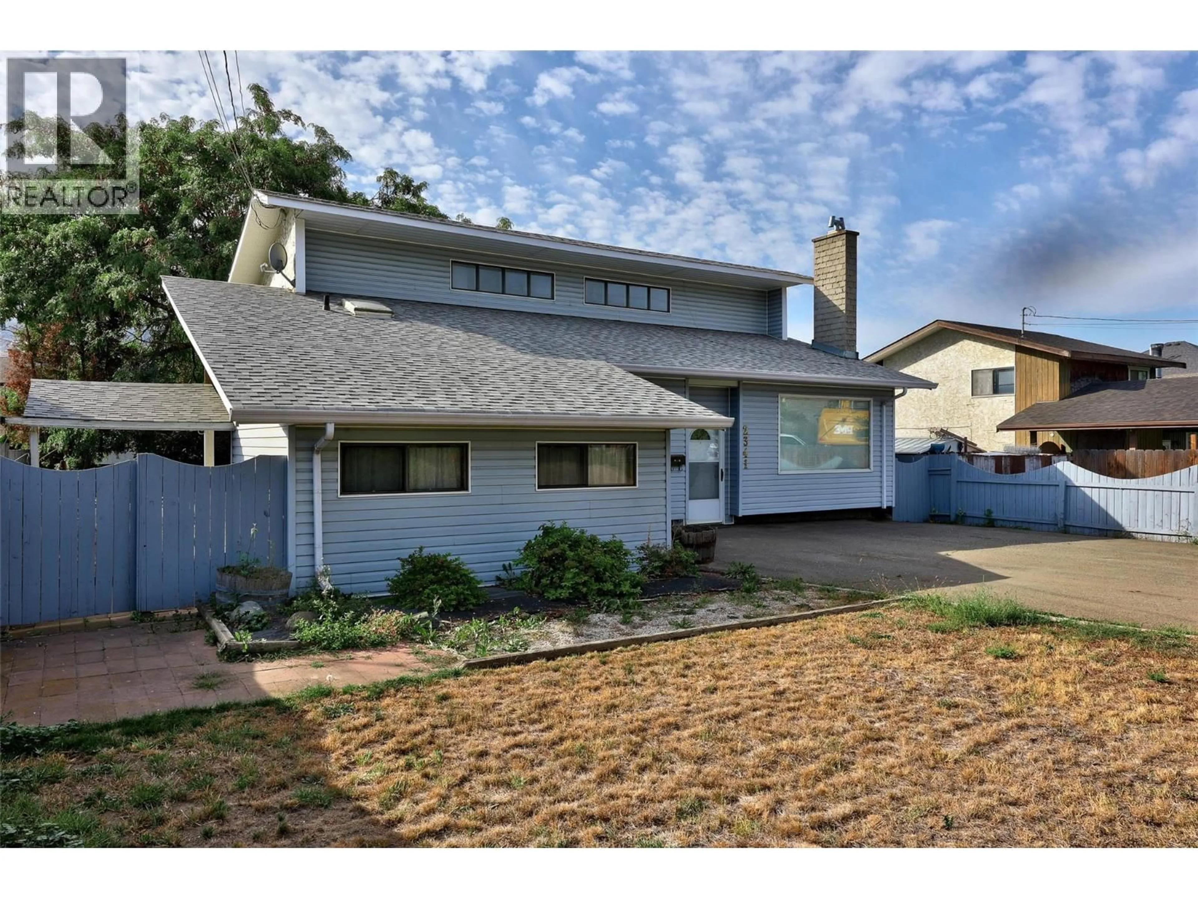Home with vinyl exterior material, street for 2341 TRANQUILLE ROAD, Kamloops British Columbia V2B3N6